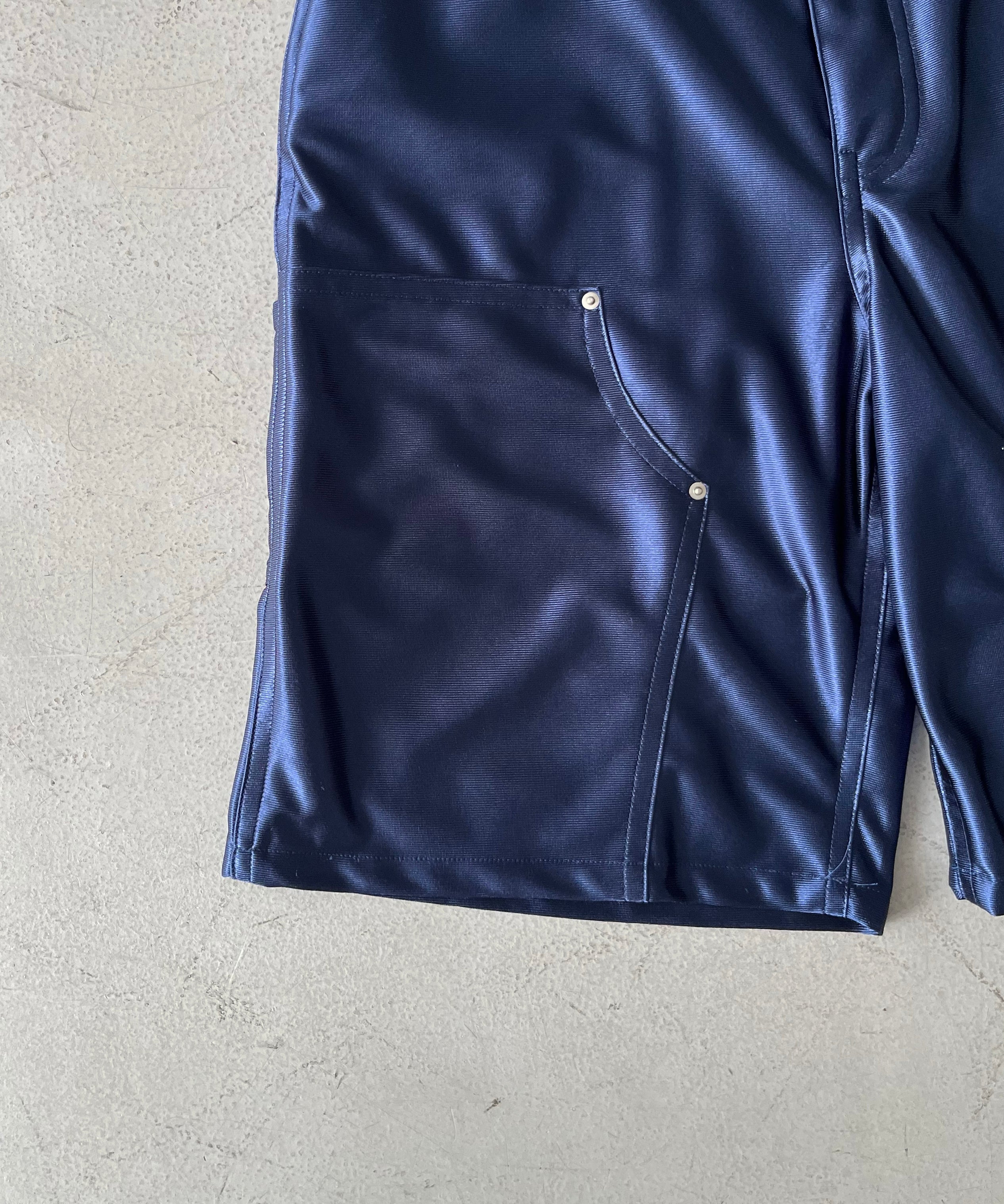 ICE & TECHNO Double knee basket shorts "NAVY"