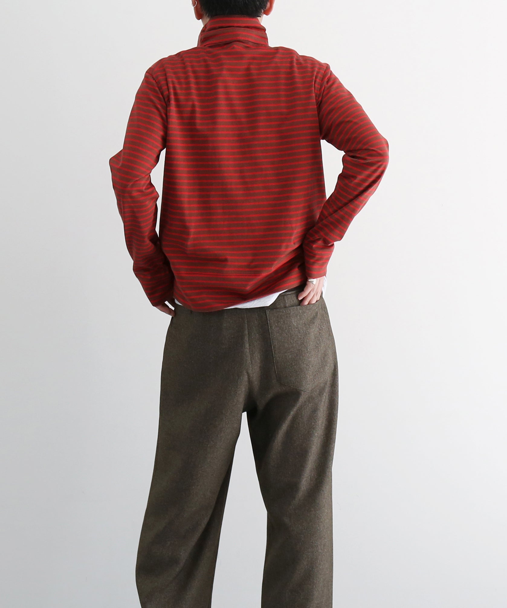 ABELIA EDOWARD GOUCHA Baseball slacks "CHARCOAL"