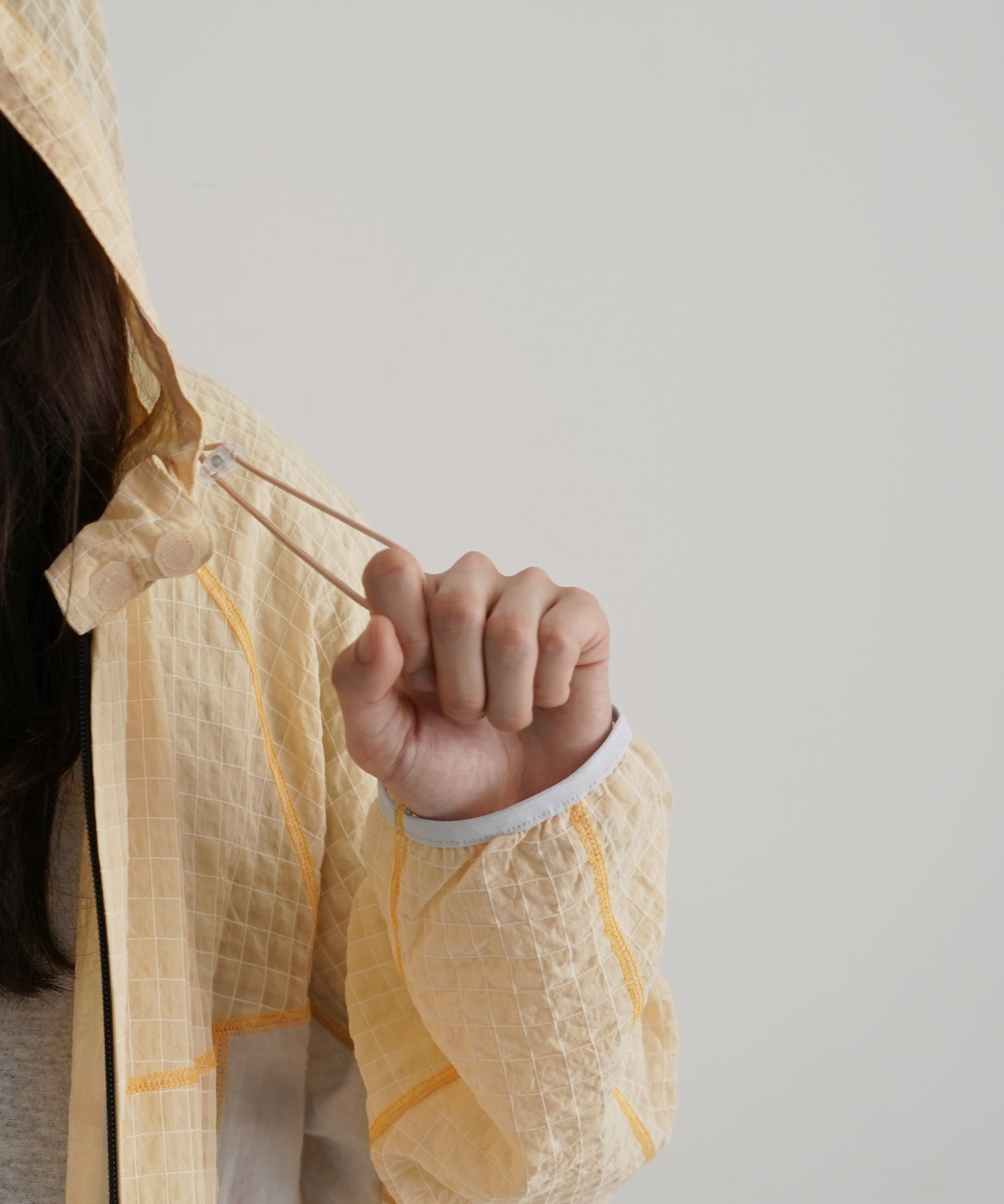 Laid.B Diver seam parka "BEIGE"