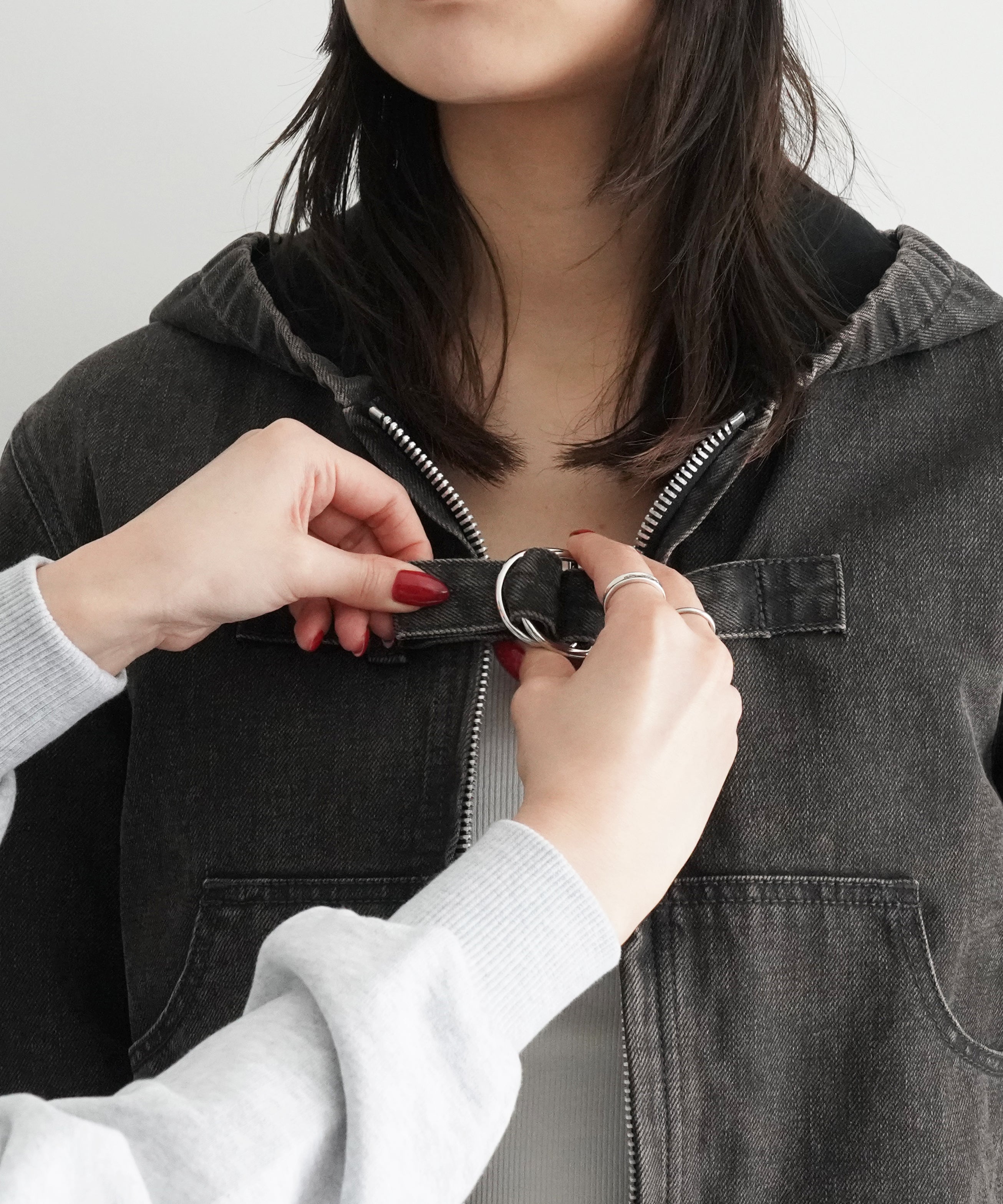 OUR LEGACY Coast jacket "BLACK COATED WASH"