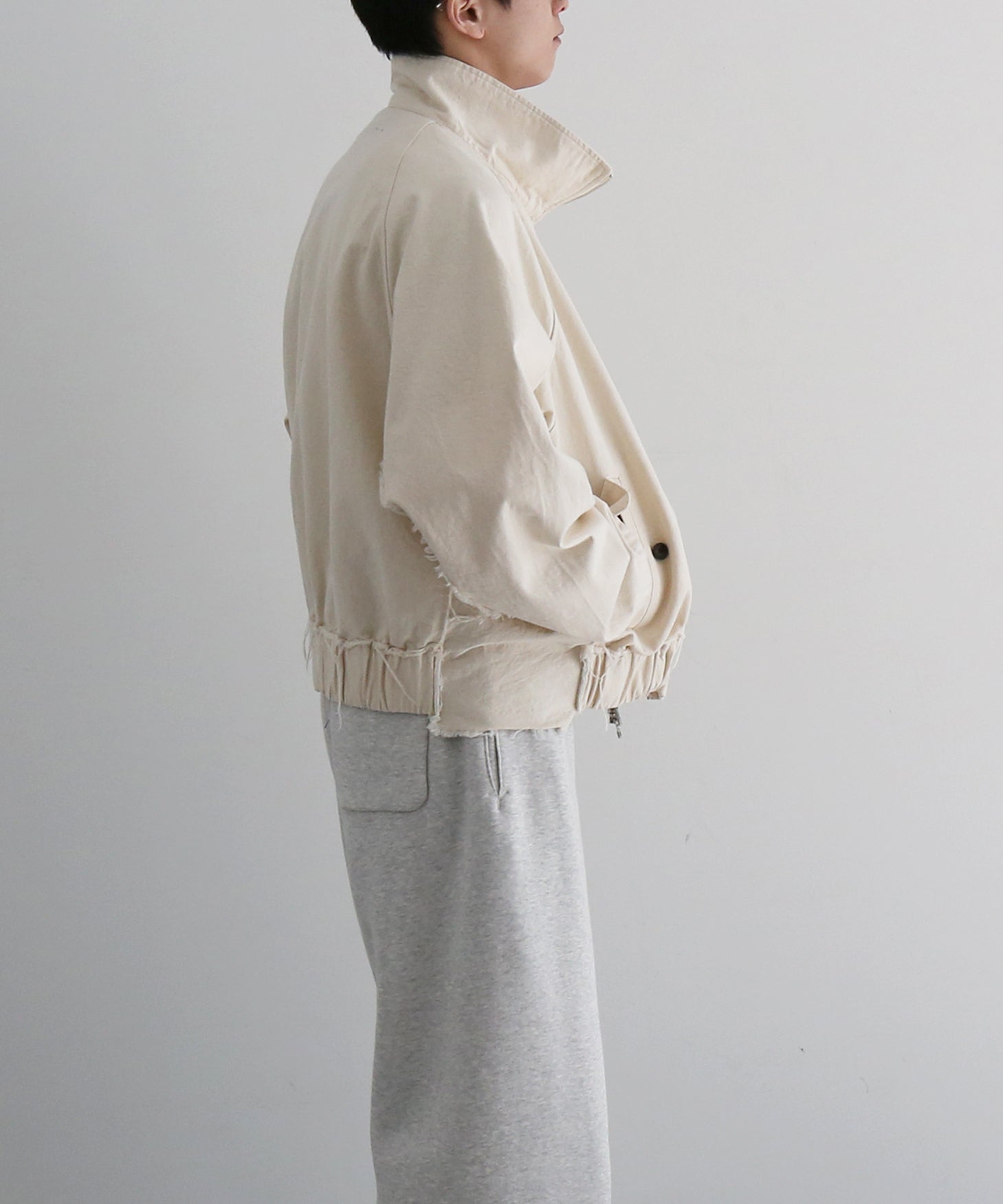 my beautiful landlet Cotton zip jacket "KINARI"
