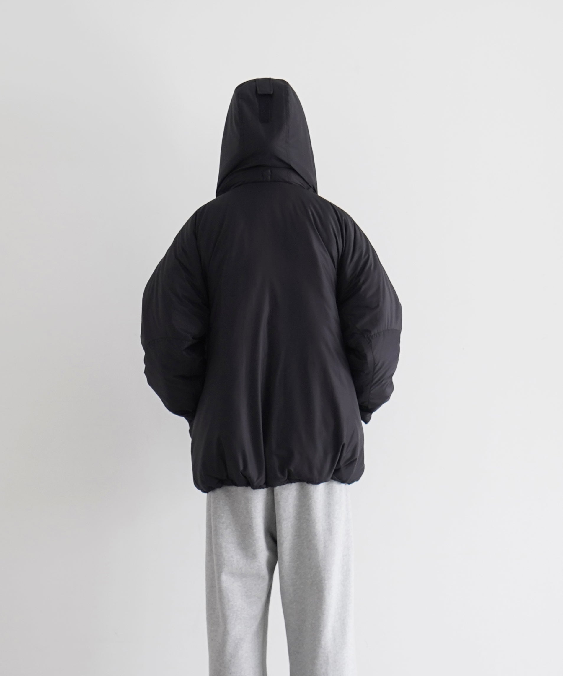 O- Sleepy parka "BLACK"