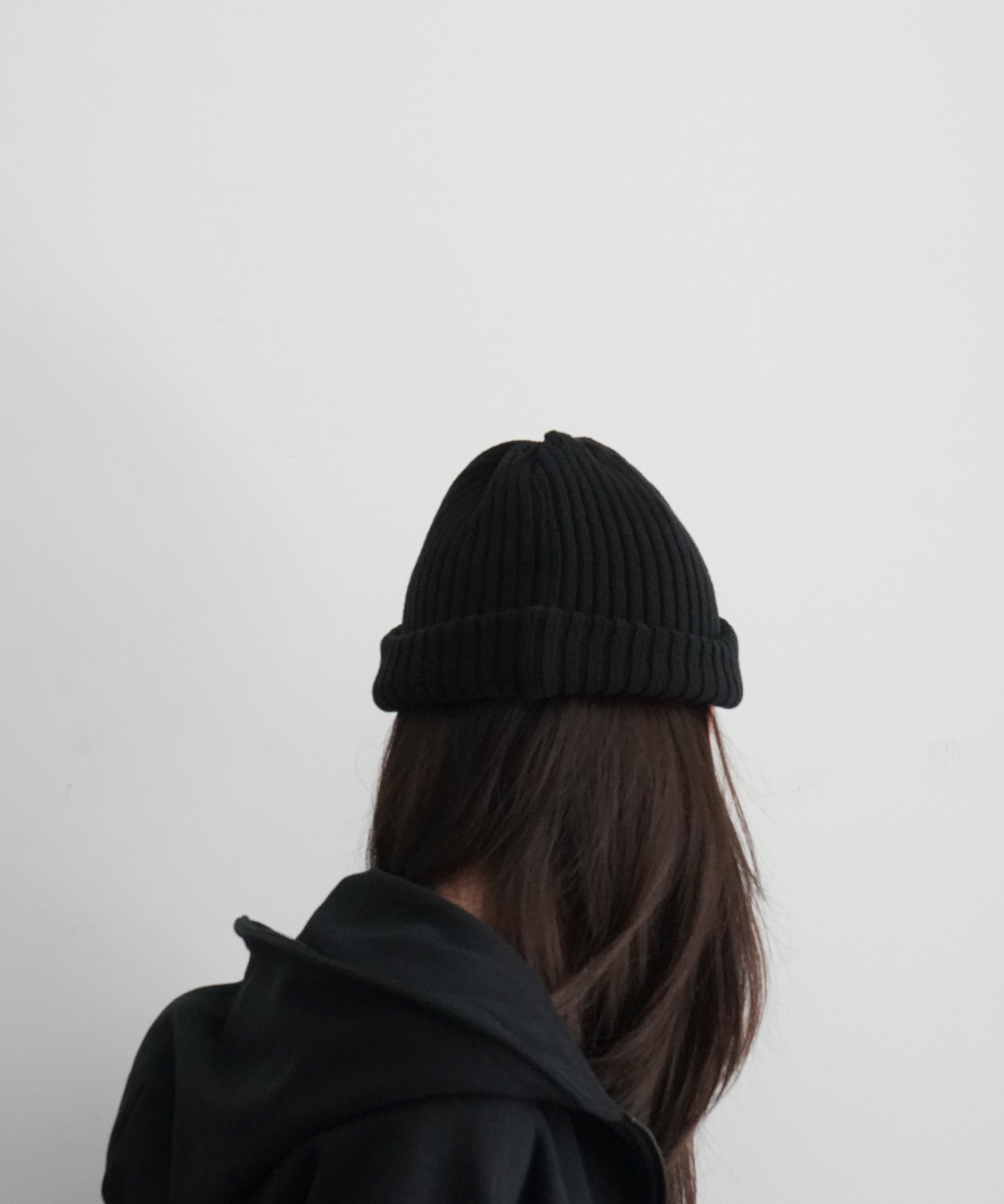 crepuscule Knit cap 3 "BLACK"