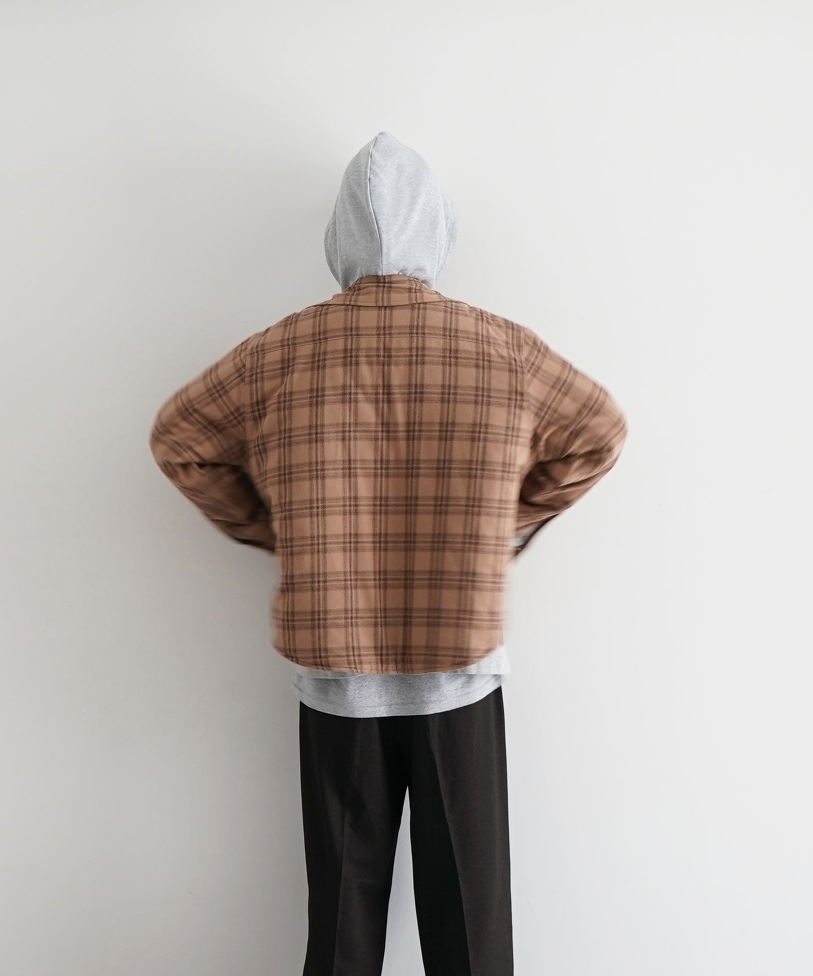 Basketcase Driver, layered jacket  "BROWN/TAN"