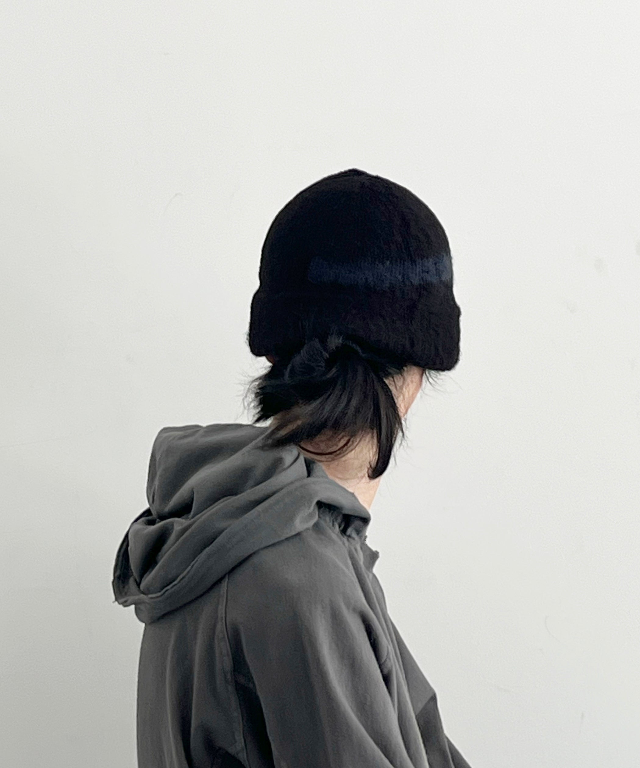 SAN SAN GEAR Mohair beanie "BLACK"