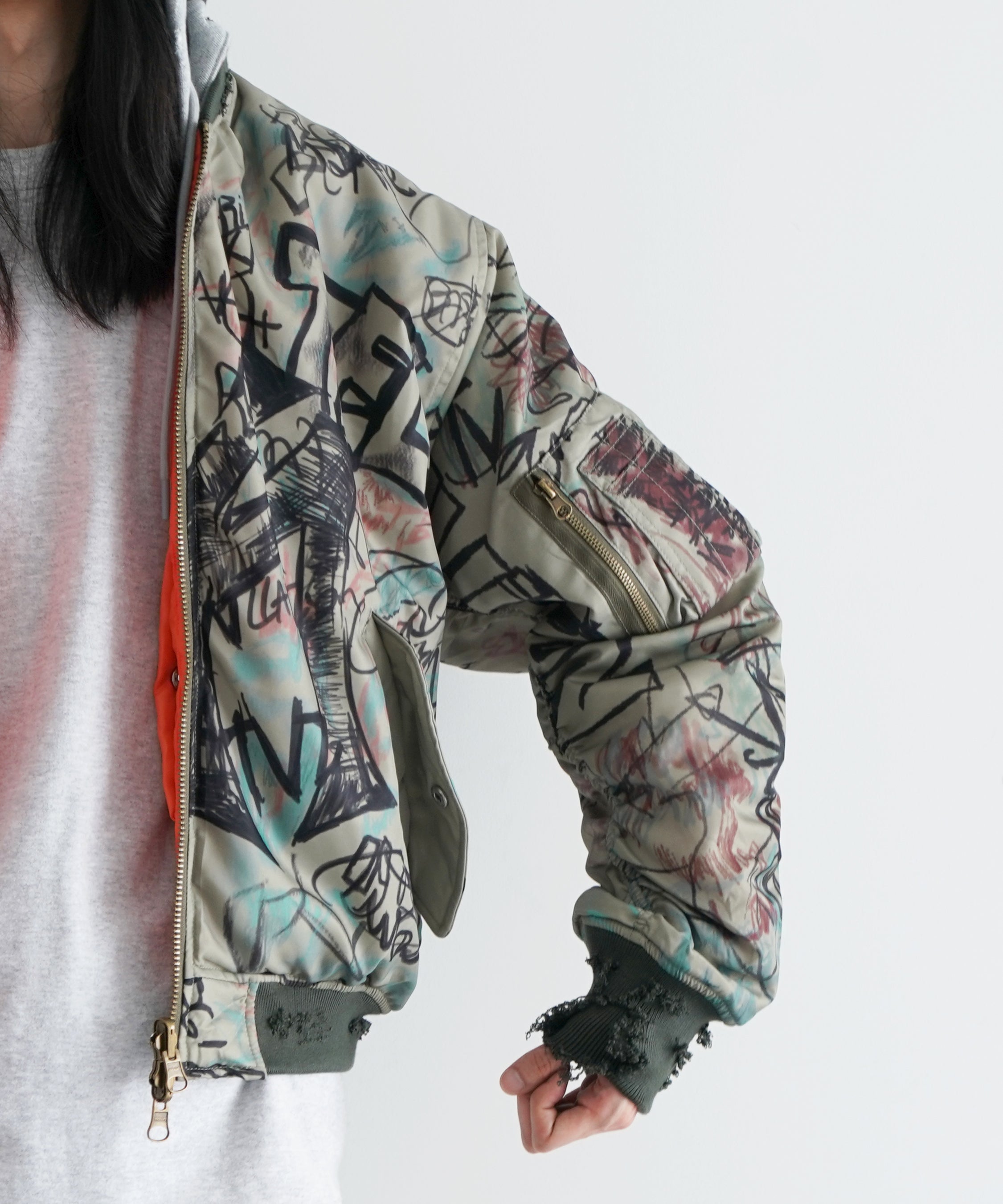 MOWALOLA Graffiti bomber "GREEN"