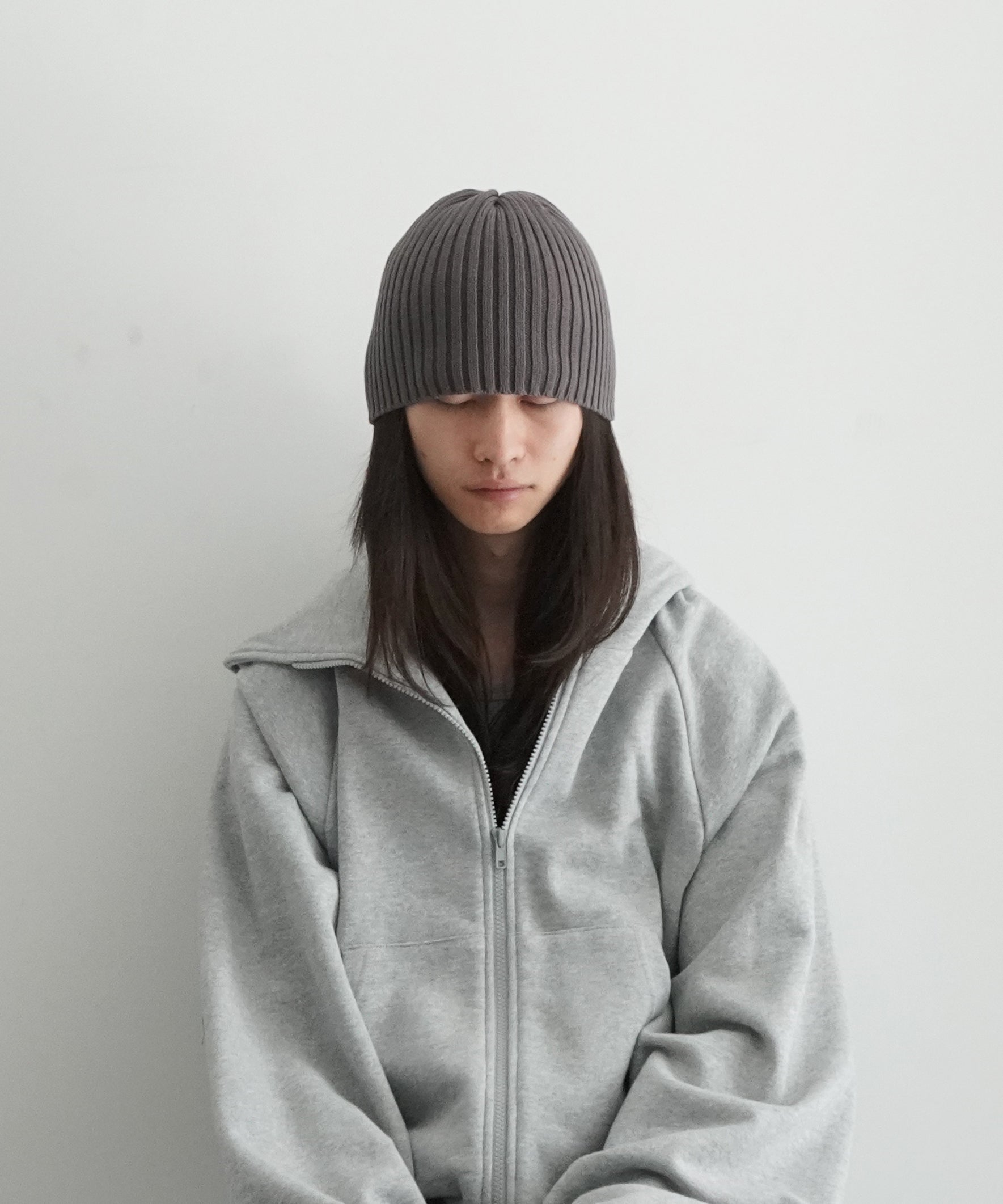 OUR LEGACY Boston beanie "NATURAL DYE SKY DRT COTTON"
