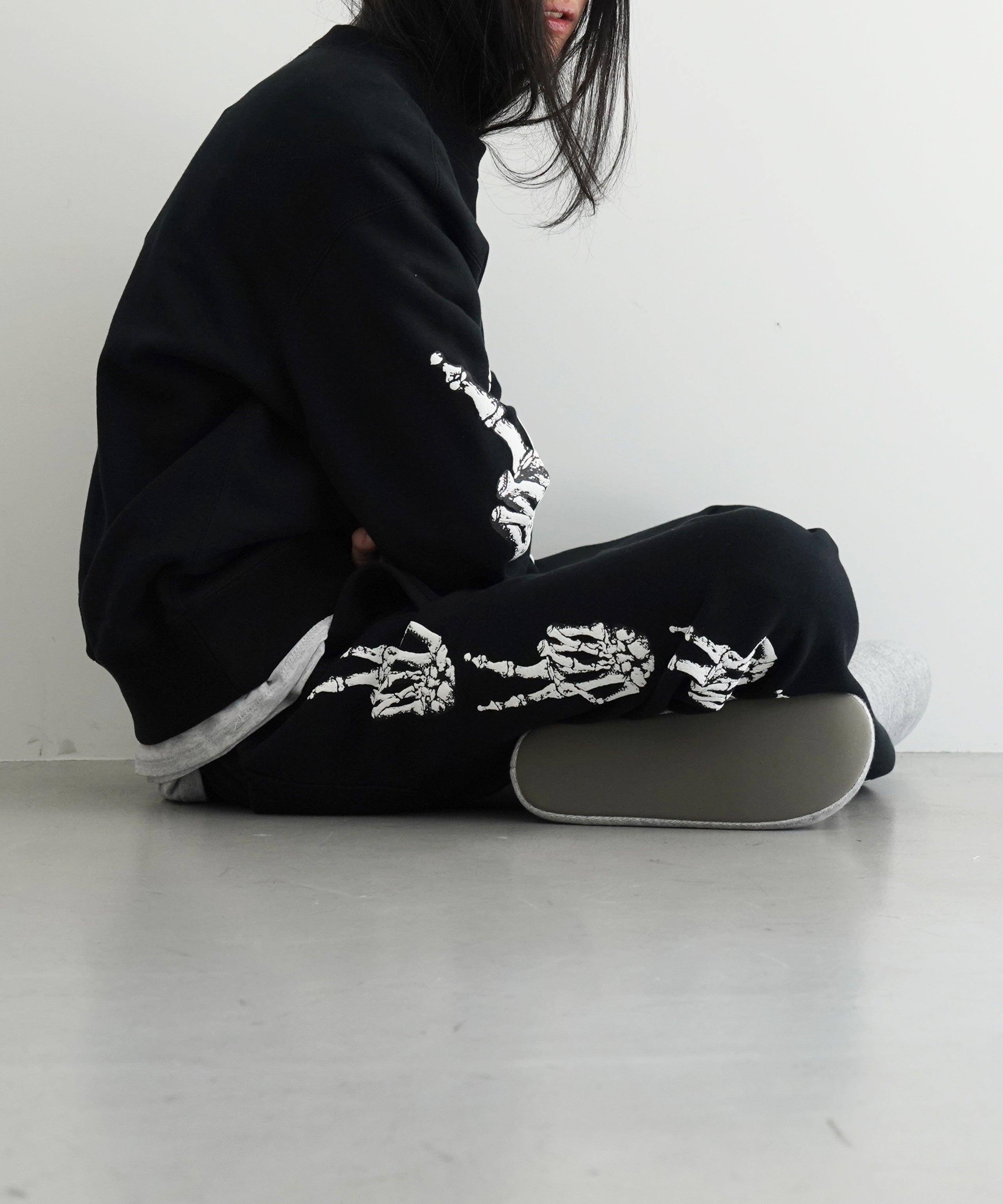 ensou. Peace sweatpants "BLACK"