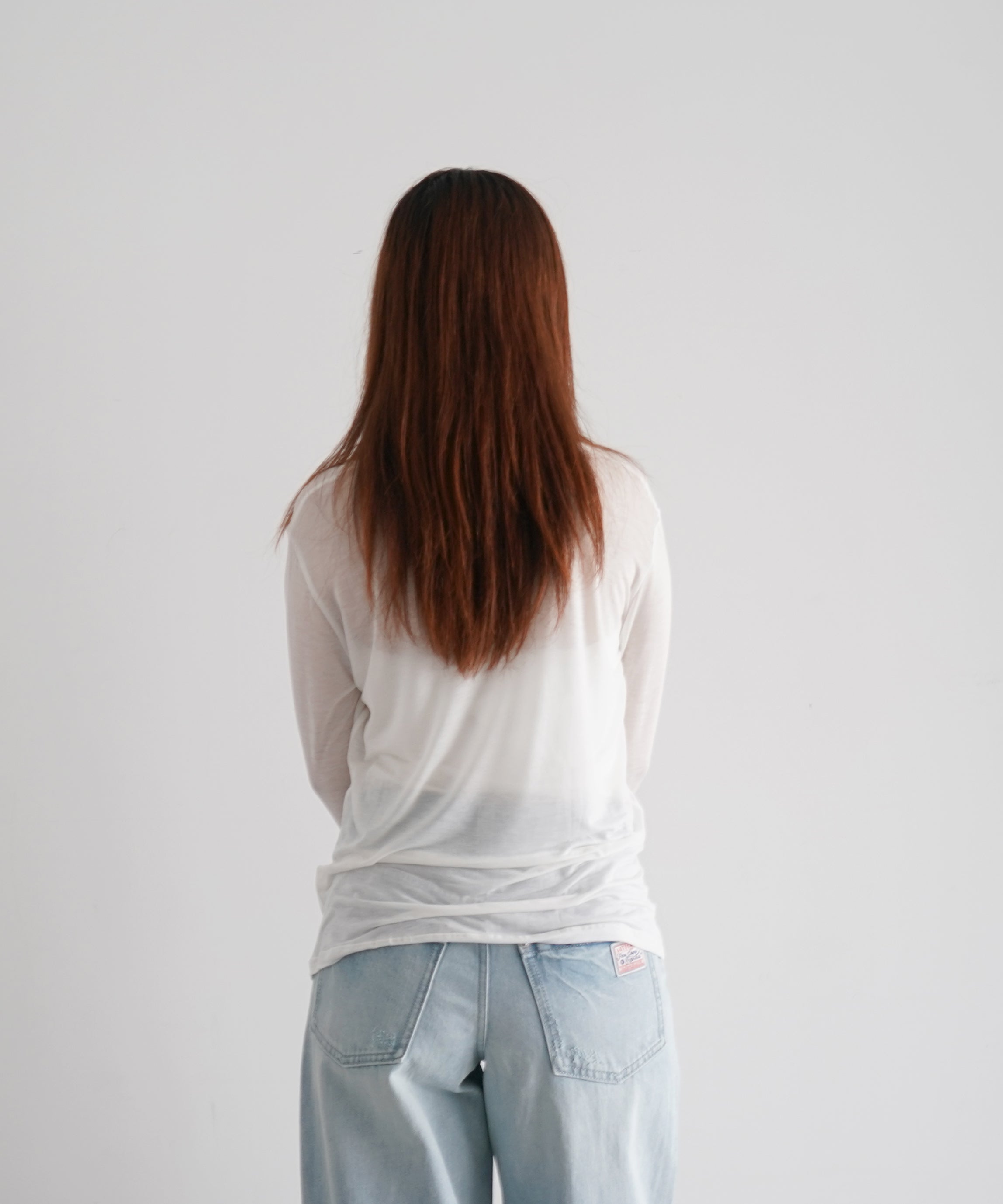 Baserange long sleeve tee "UNDYED"