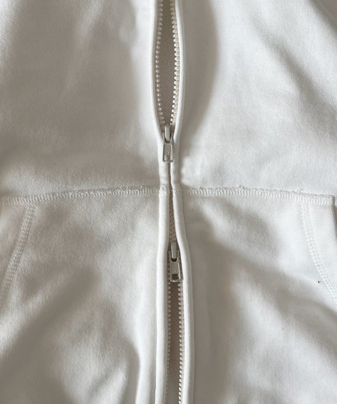 KAIKO Double zip parka "WHITE"