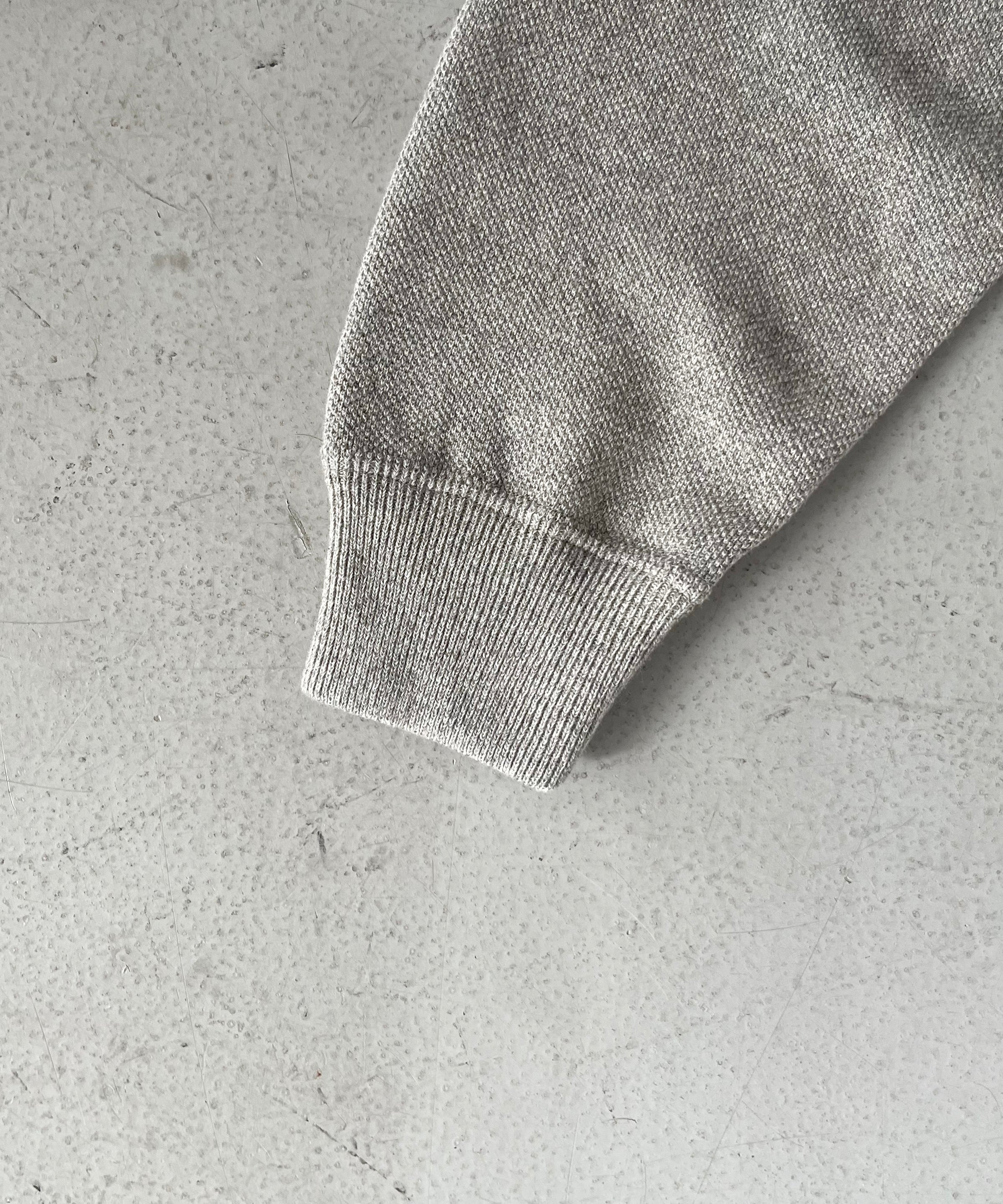 crepuscule Co/wo moss stitch skipper "GRAY"