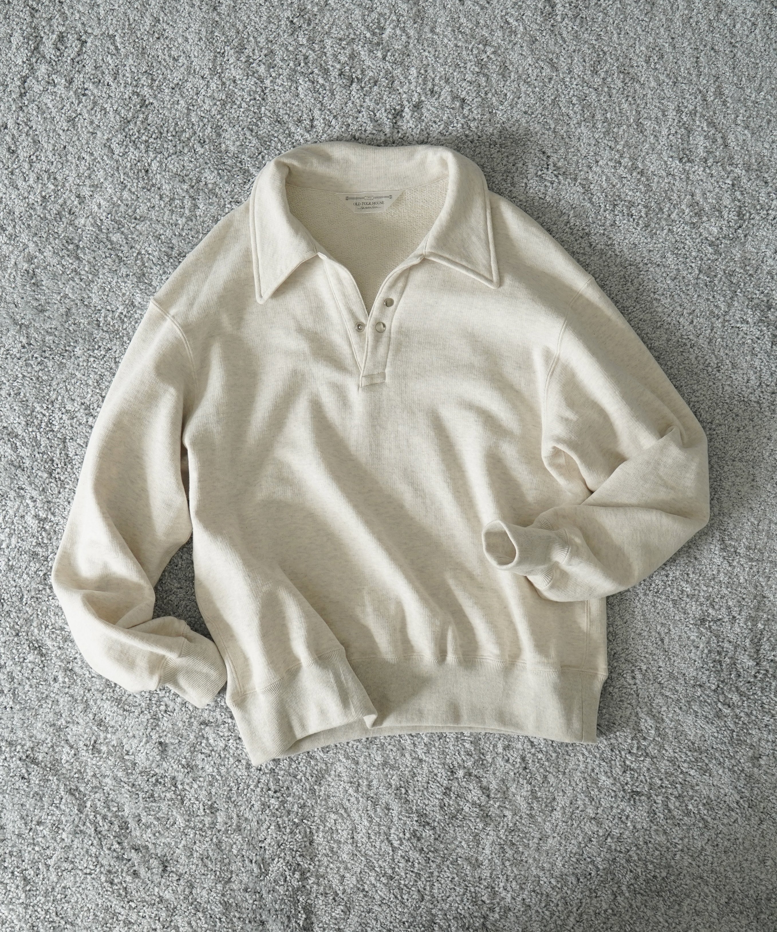 OLD FOLK HOUSE Skipper sweatshirt "HEATHER GRAY"