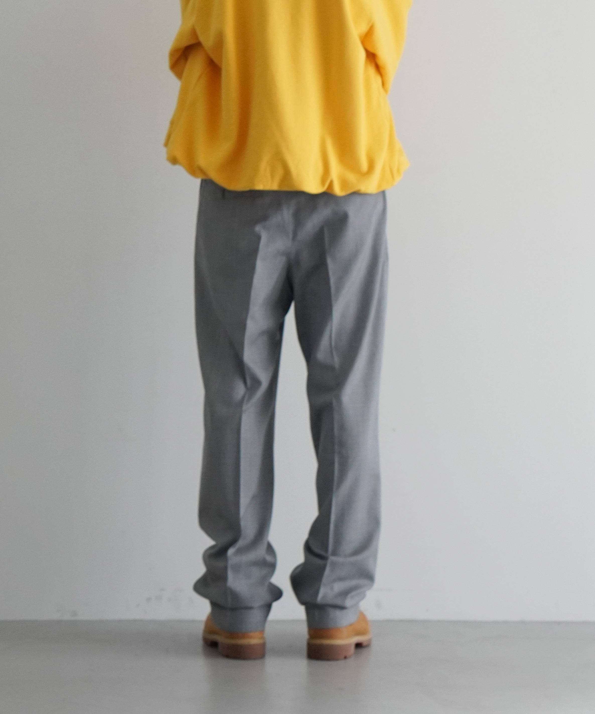 UNUSED Uw1152 wool slacks "GRAY"