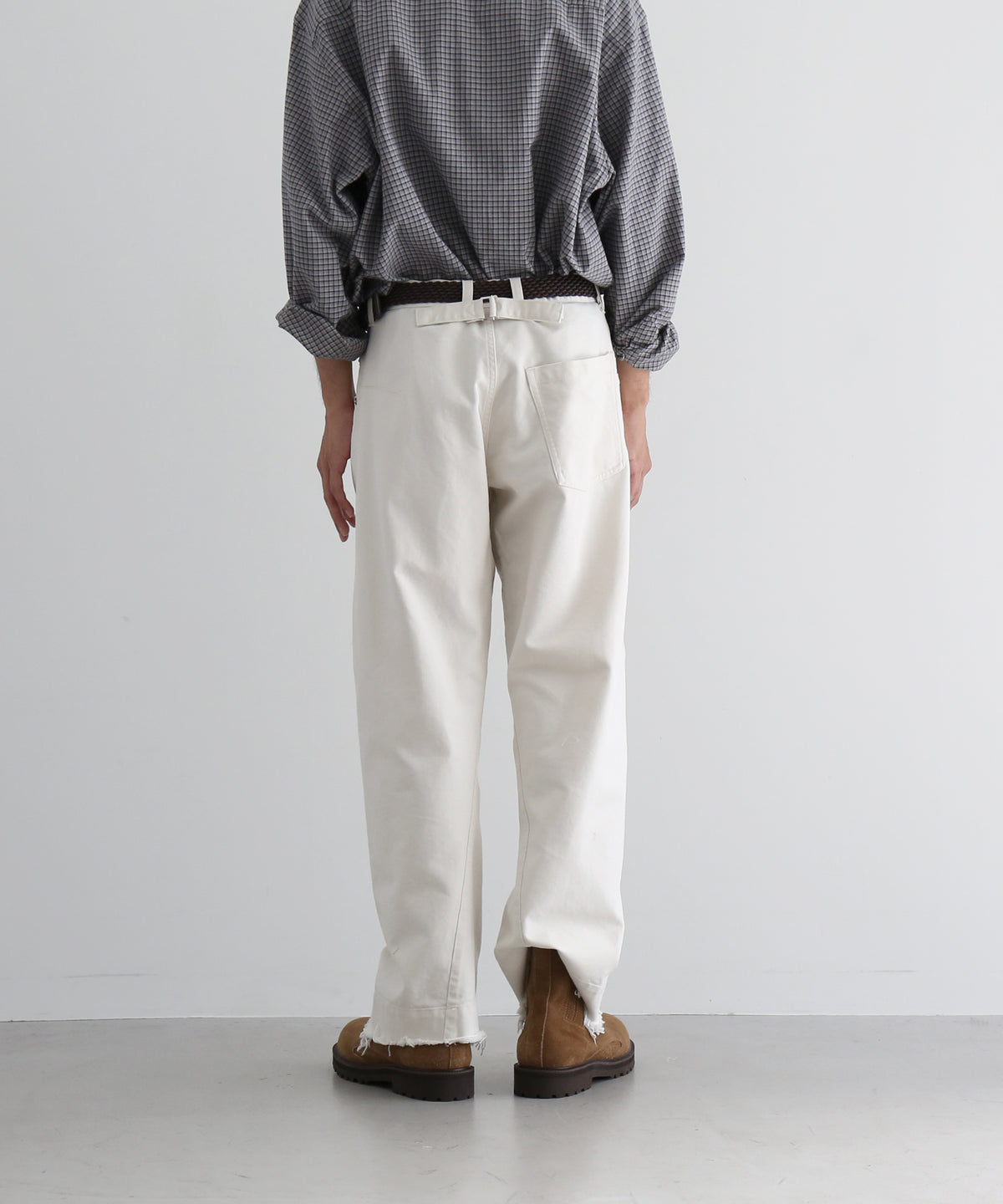 ensou. Lunar jeans "A.IVORY"