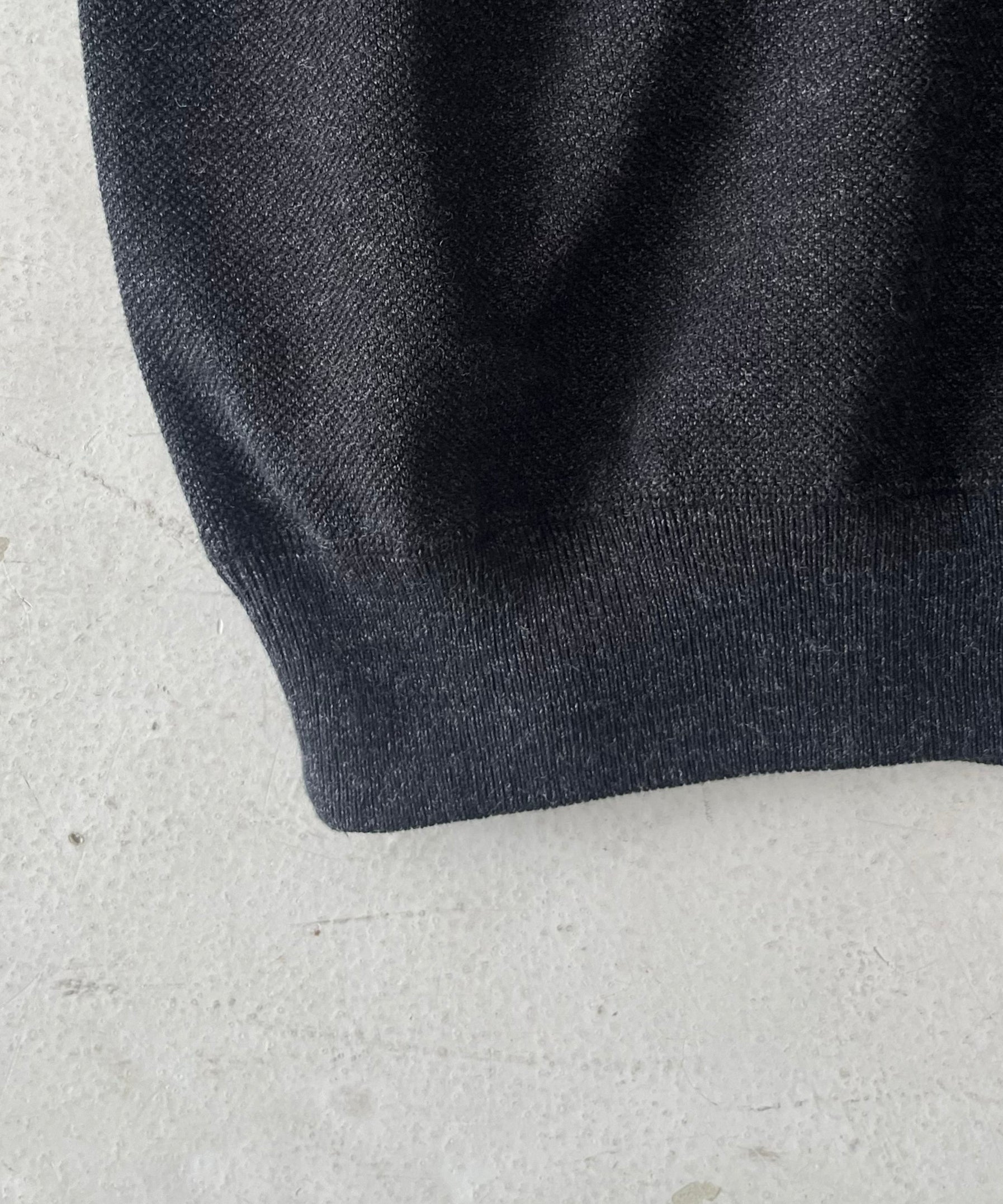 crepuscule Co/wo moss stitch p/o "BLACK"