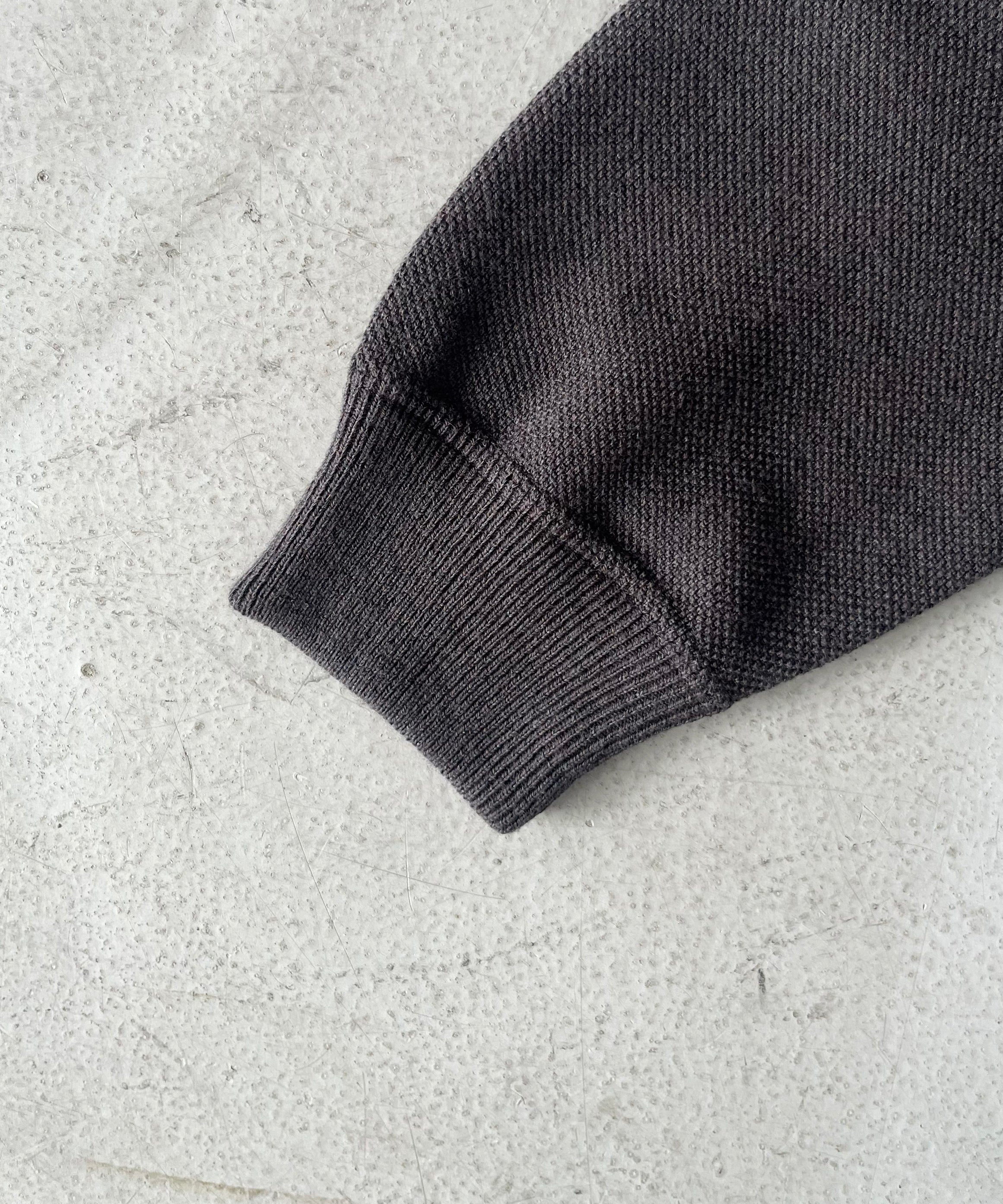 crepuscule Co/wo moss stitch p/o "CHARCOAL"