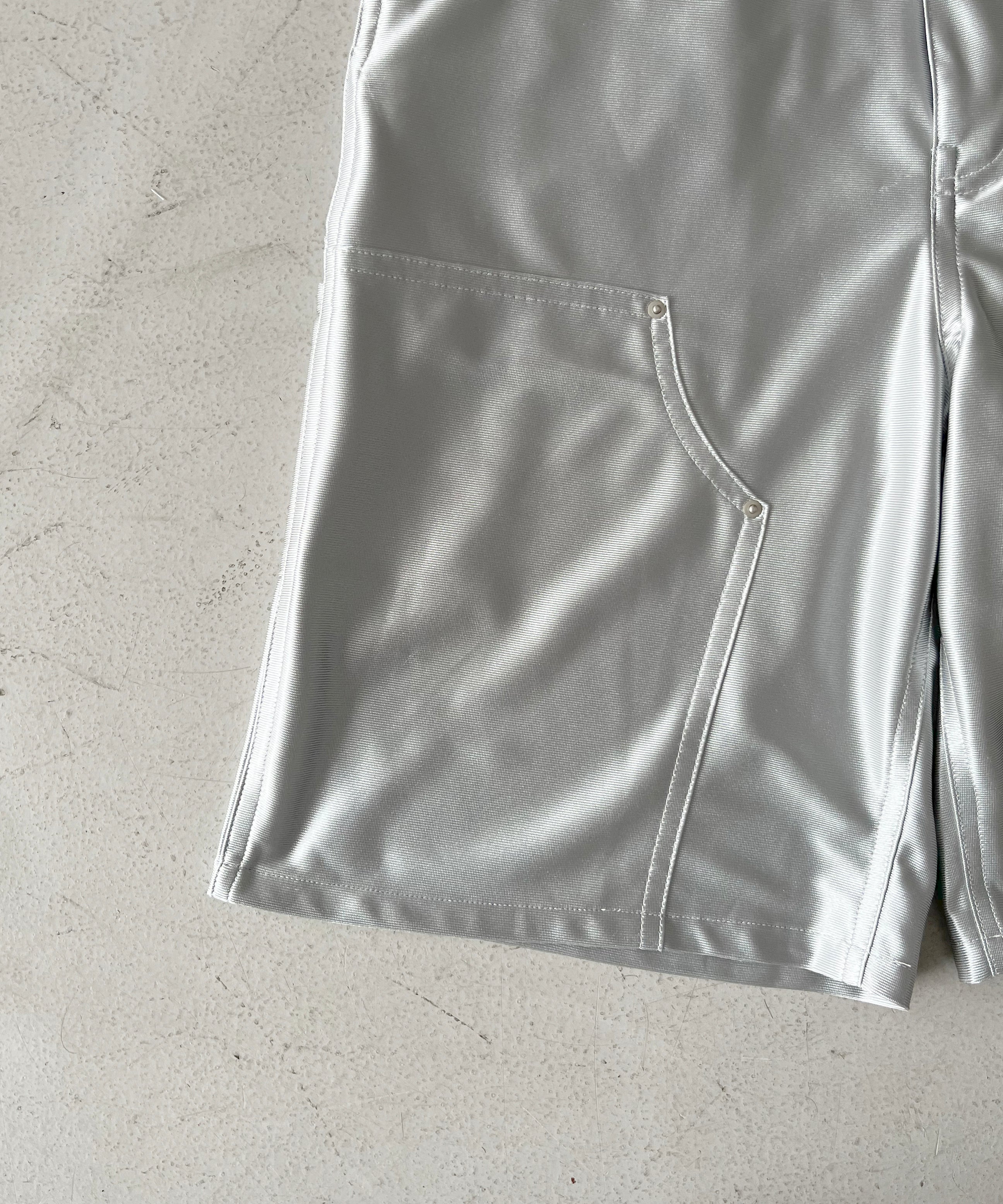 ICE & TECHNO Double knee basket shorts "GRAY"
