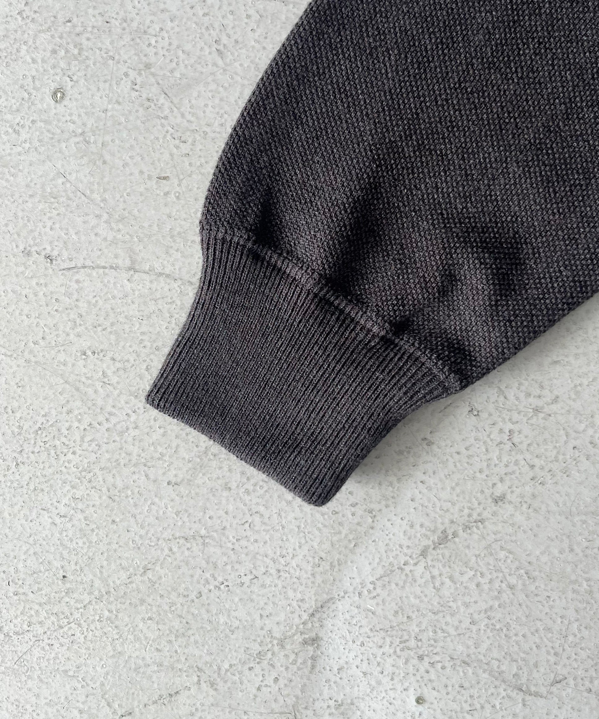crepuscule Co/wo moss stitch skipper "CHARCOAL"