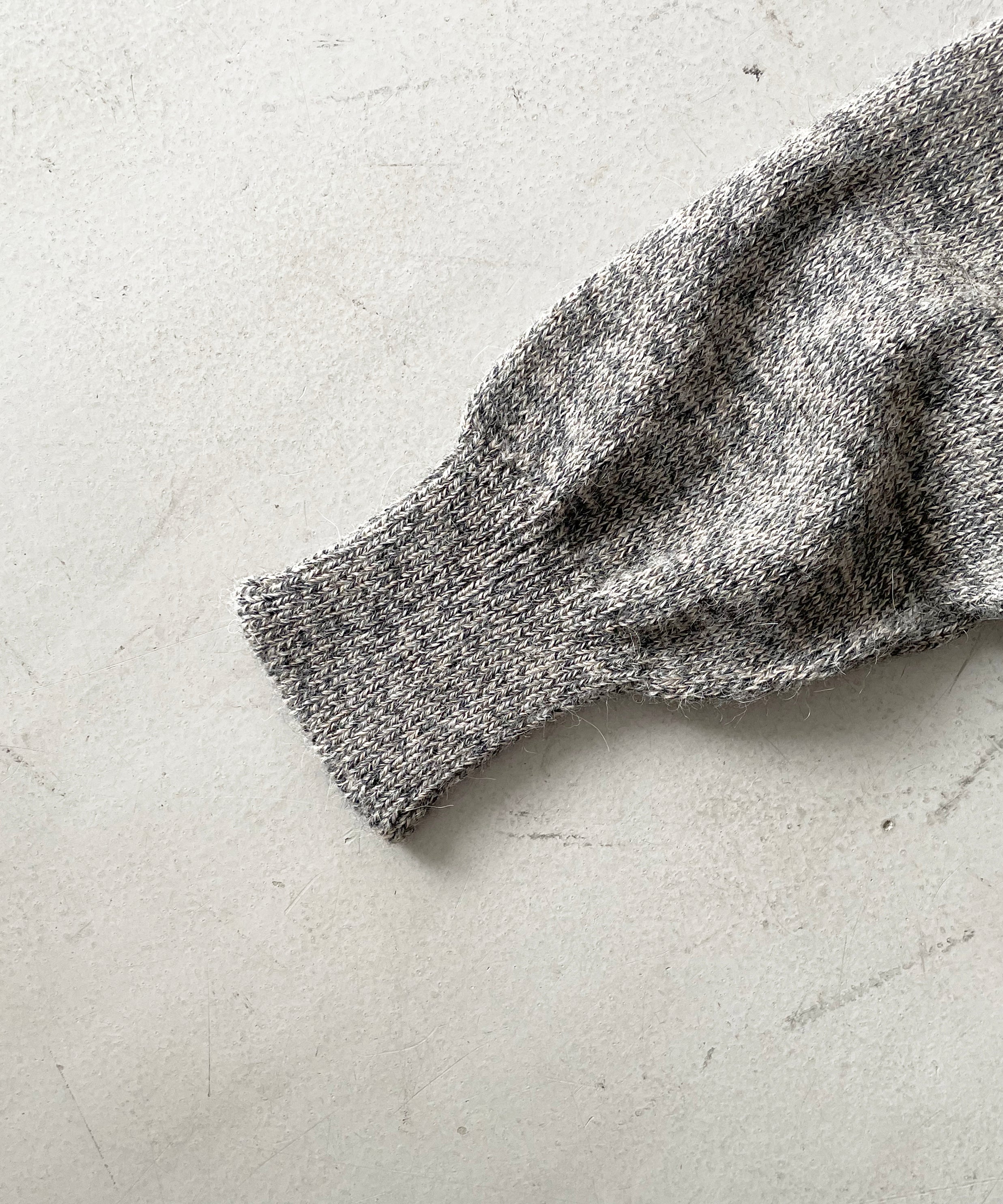 crepuscule W/g alpaca pullover "GRAY"