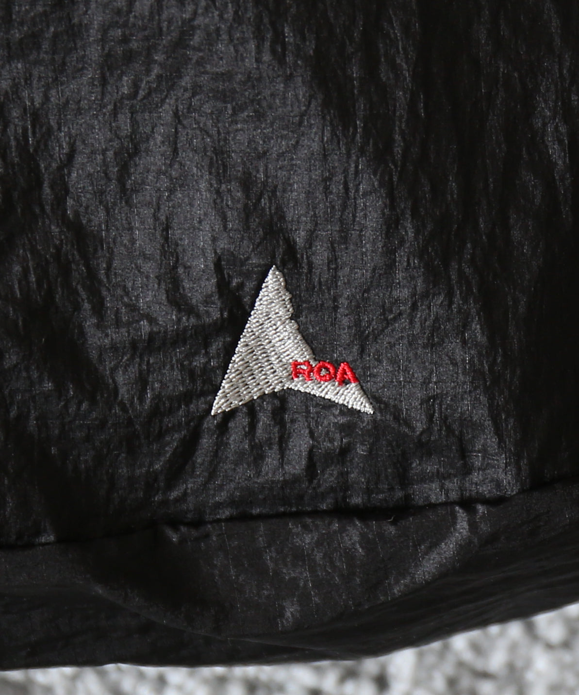 ROA Laki packable knot bag "BLACK"