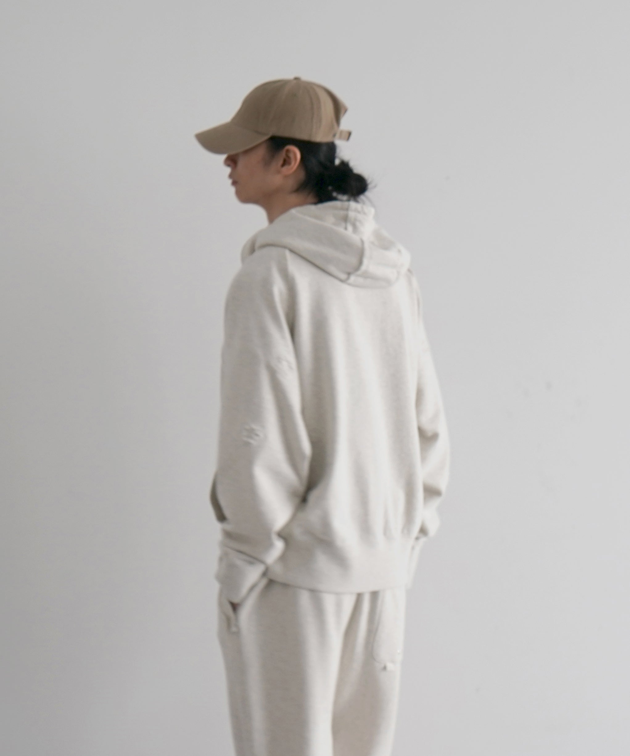 FAF(FAKE AS FLOWERS) Stella (zip up hoodie) "GRAY"