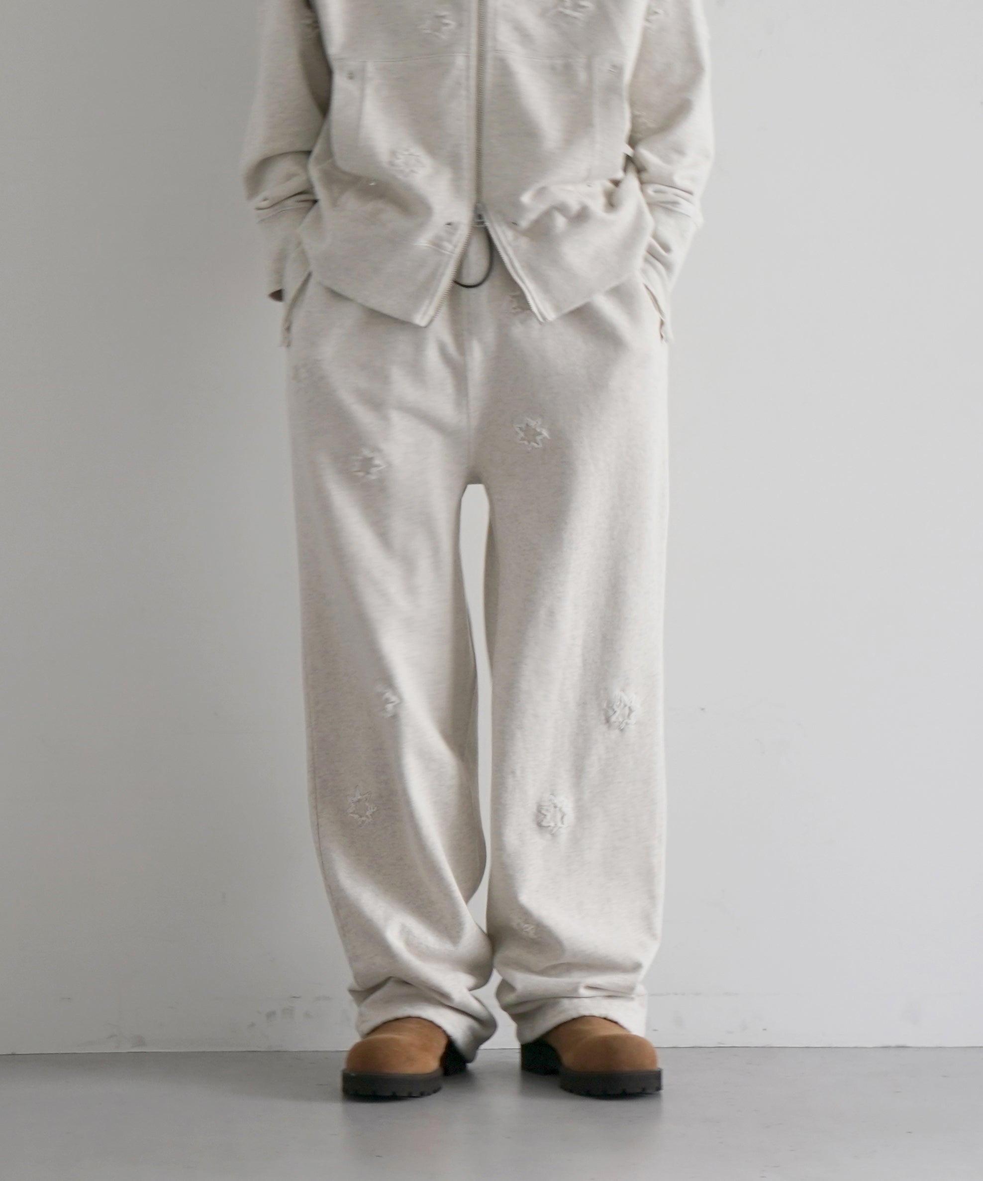 FAF(FAKE AS FLOWERS) Noctis (baggy sweat pants) "GRAY"