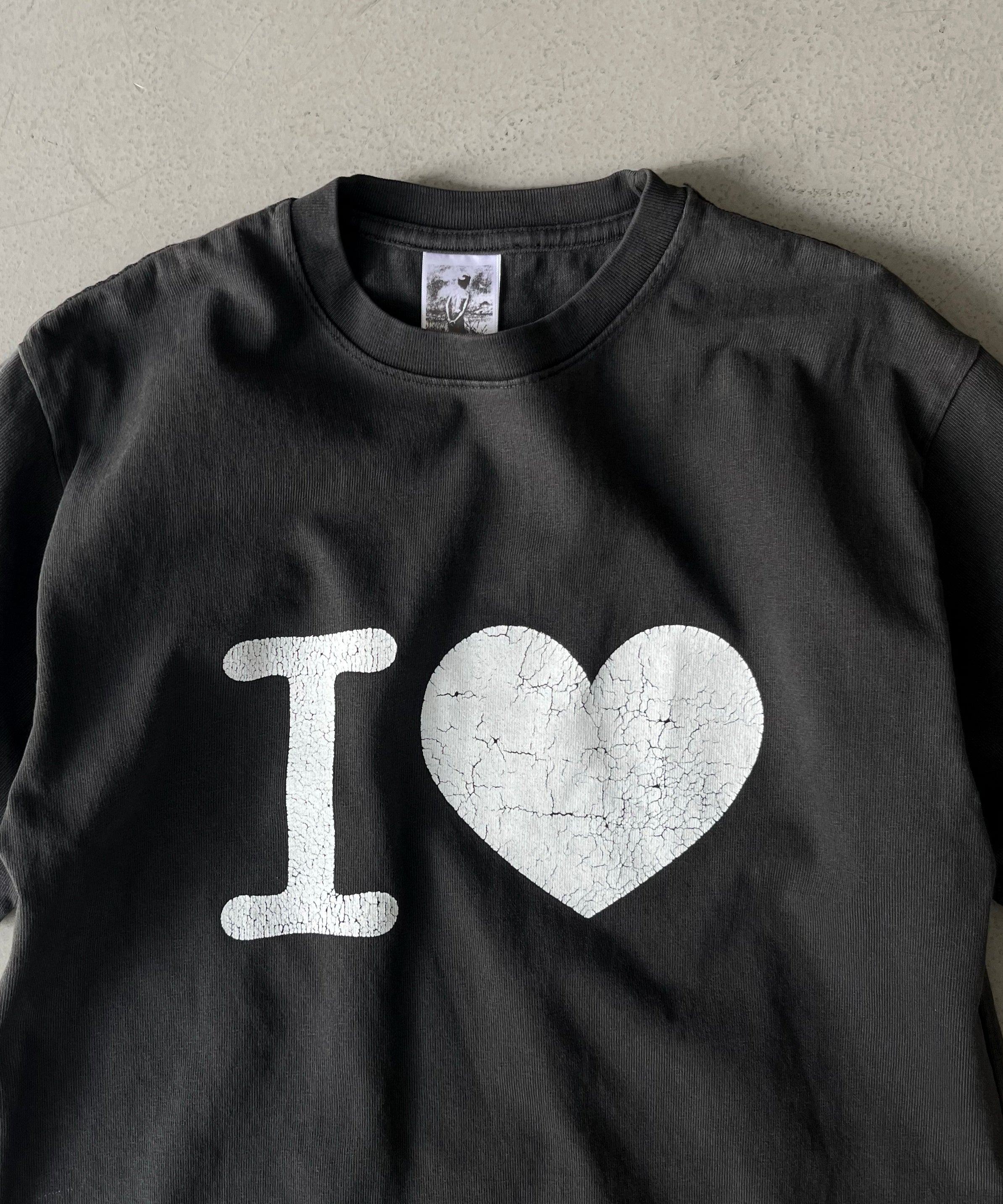 Basketcase I heart , tee "VINTAGE BLACK"