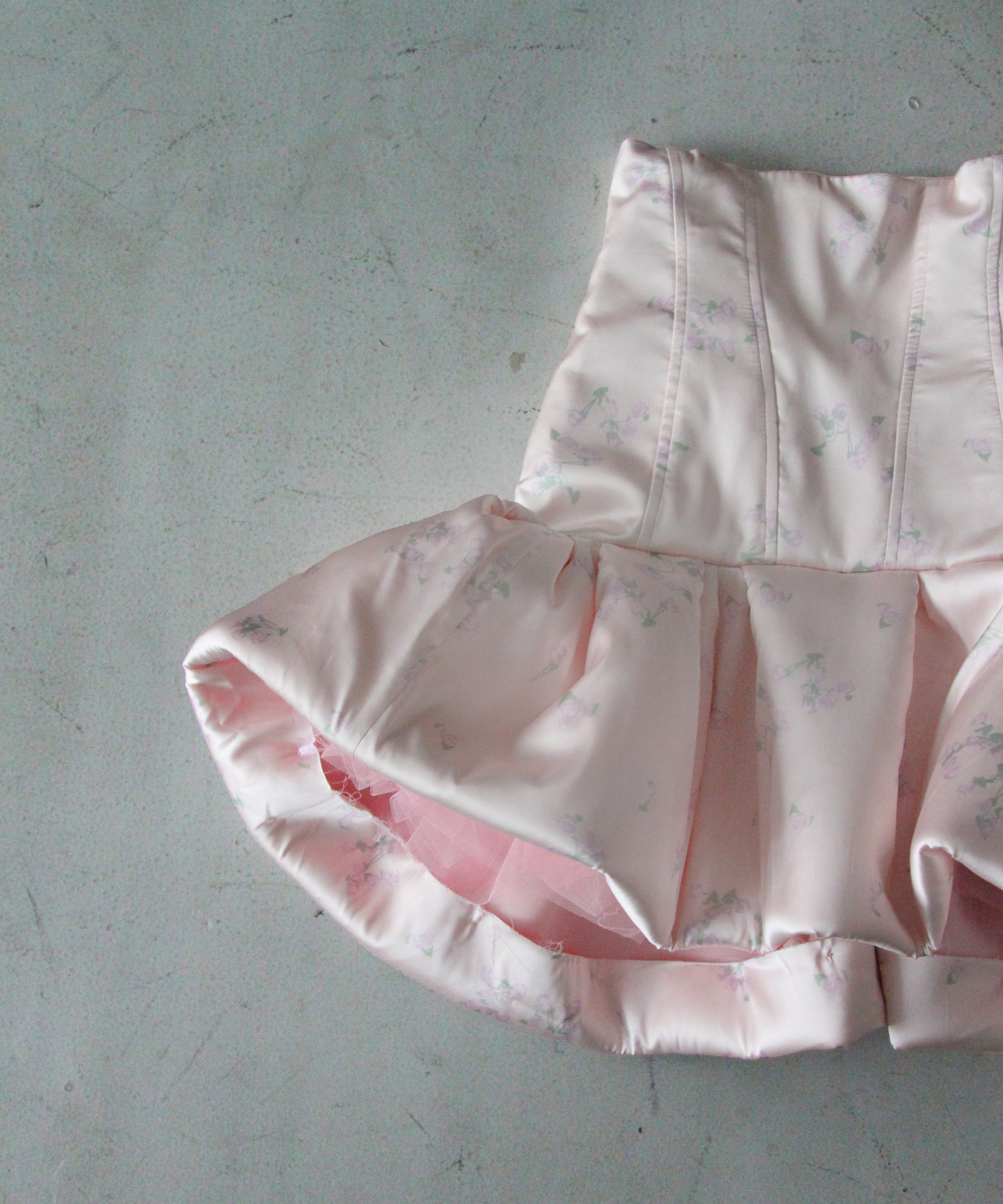 NATASHA ZINKO Bumster skirt "PINK"