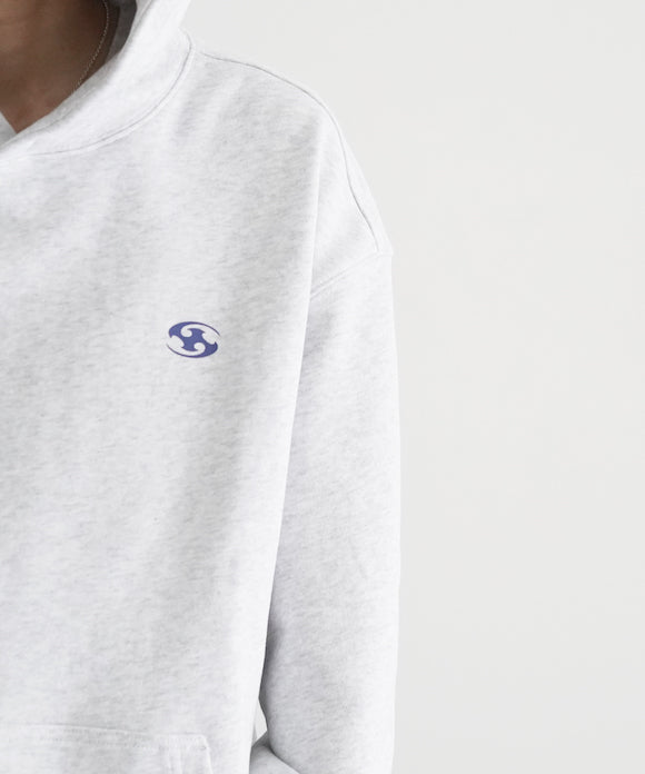 SAN SAN GEAR Biped hoodie "WHITE MELANGE"