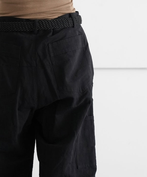 BIBLIOTHERK Painter pants "BLACK"