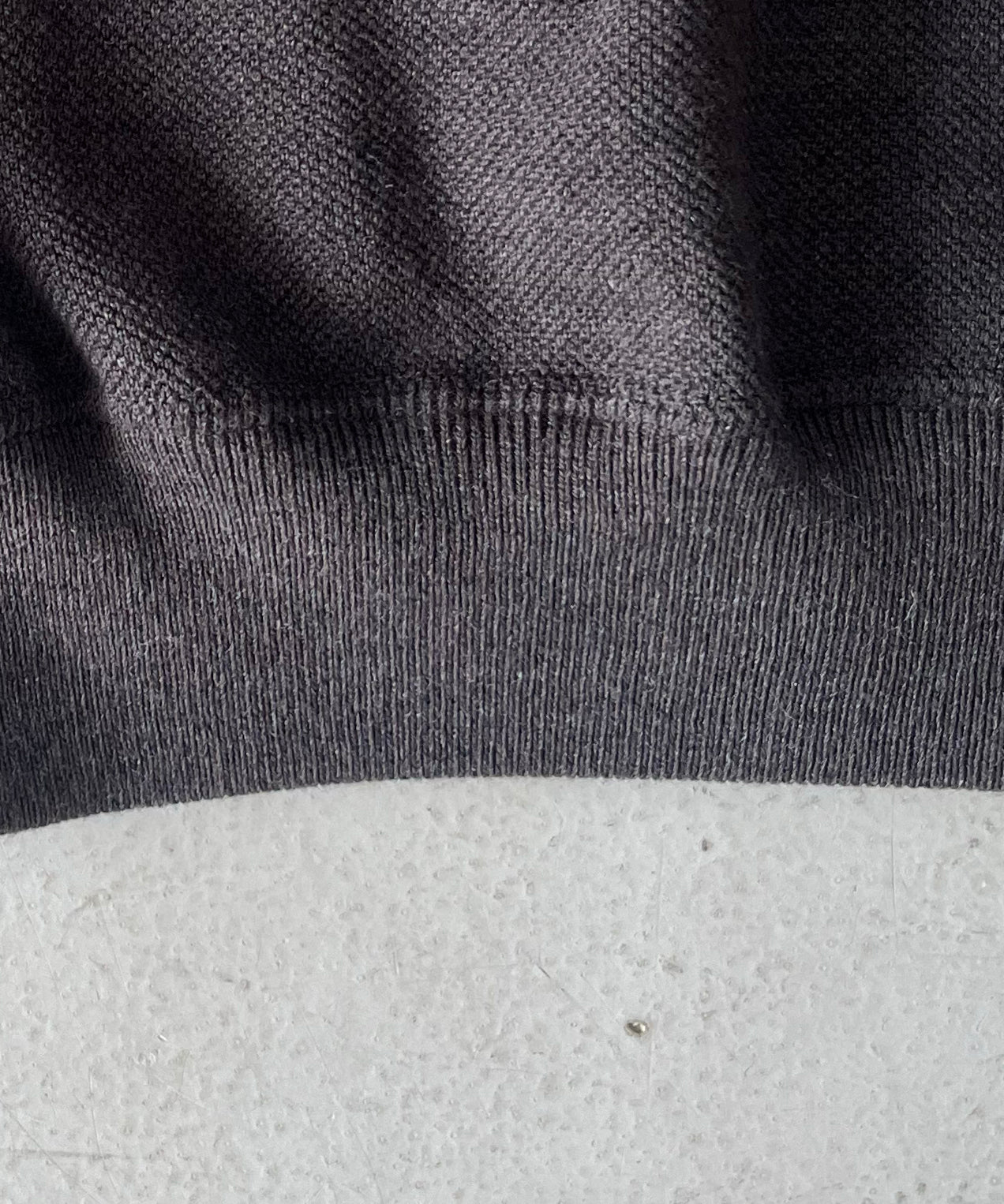 crepuscule Co/wo moss stitch skipper "CHARCOAL"