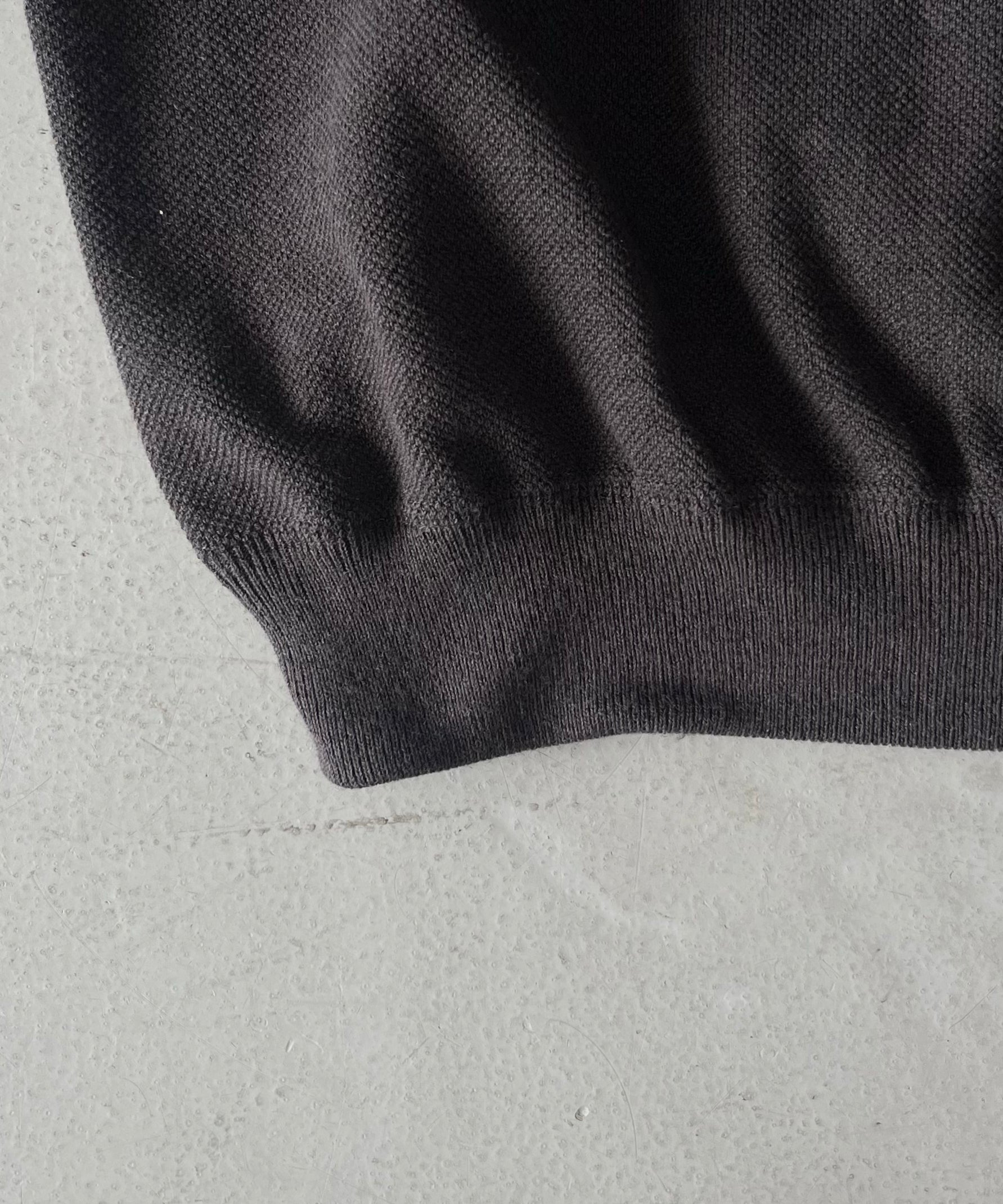 crepuscule Co/wo moss stitch p/o "CHARCOAL"