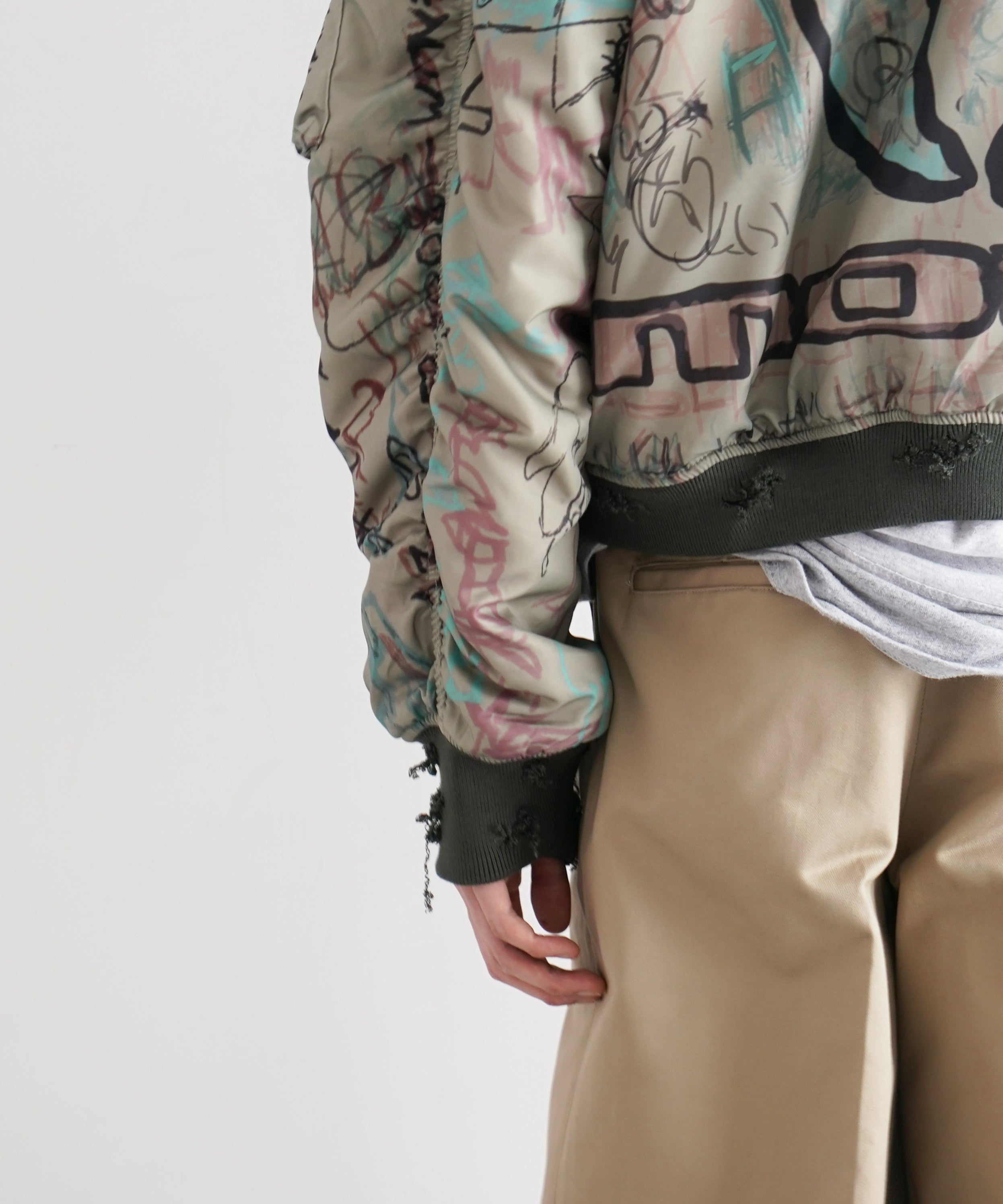 MOWALOLA Graffiti bomber "GREEN"
