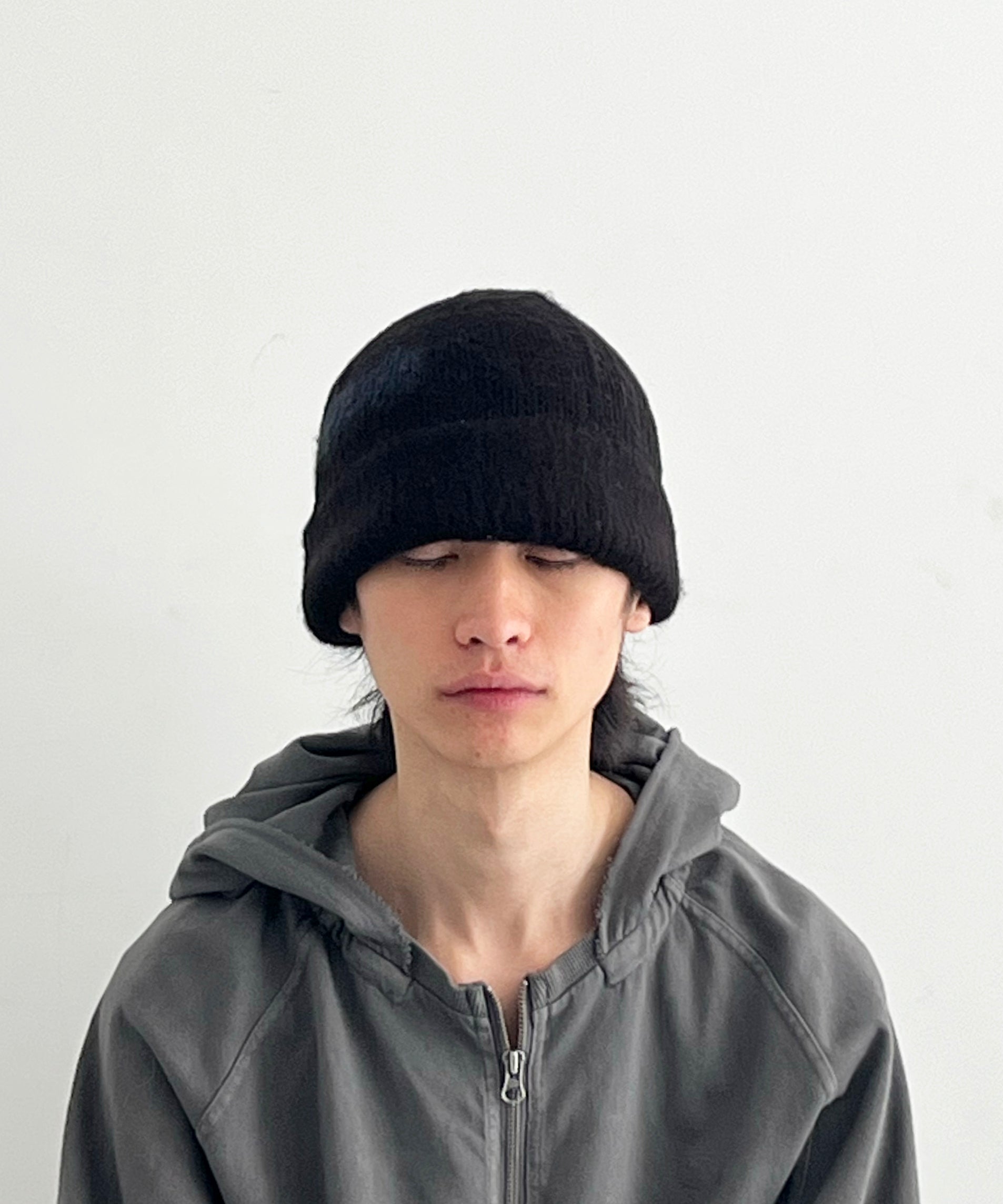 SAN SAN GEAR Mohair beanie "BLACK"