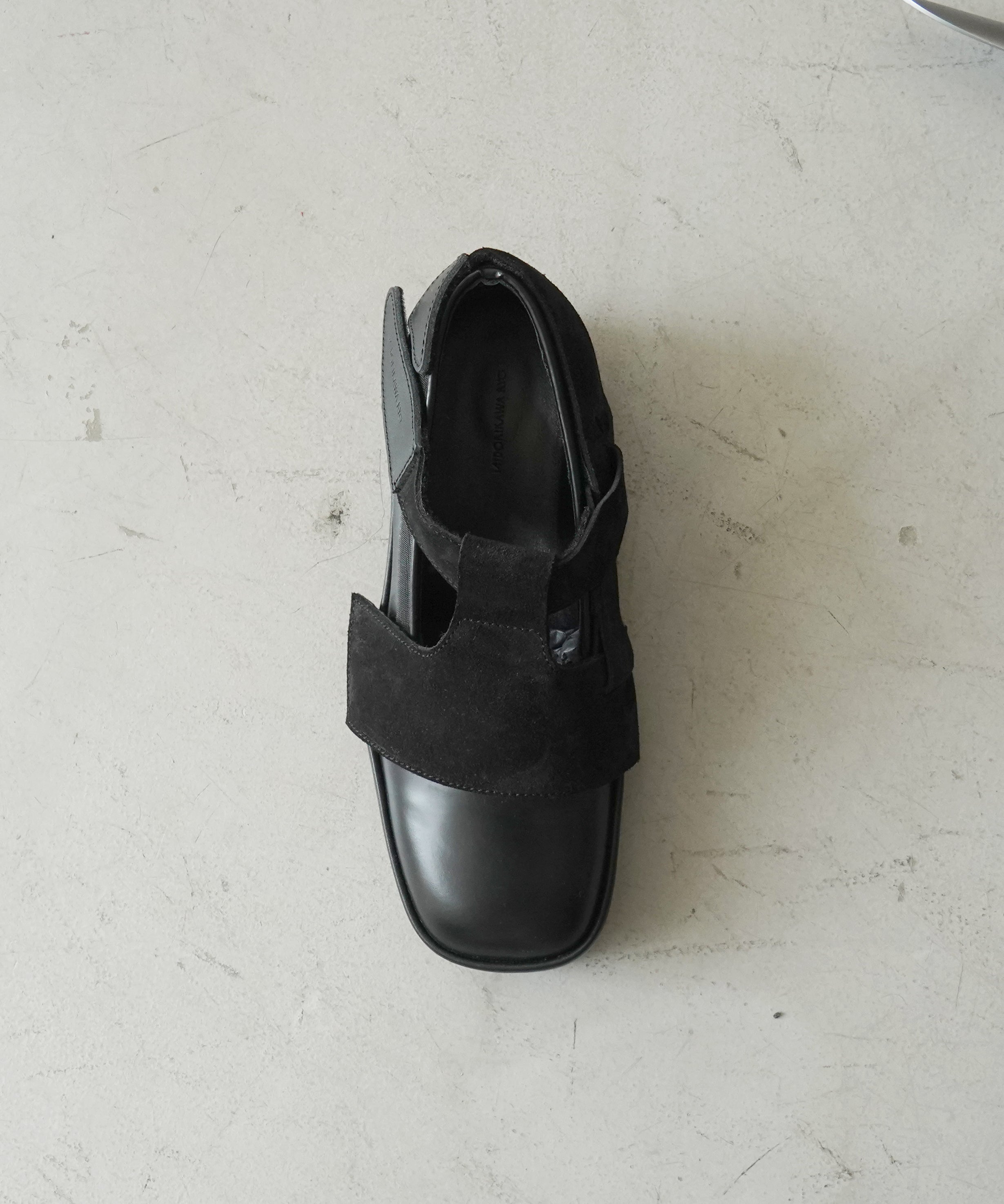 MIDORIKAWA RYO 3way shoes square "BLACK"