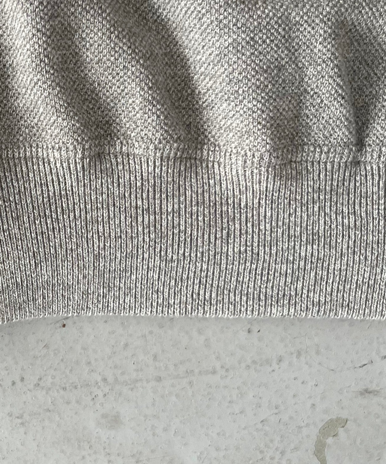 crepuscule Co/wo moss stitch skipper "GRAY"