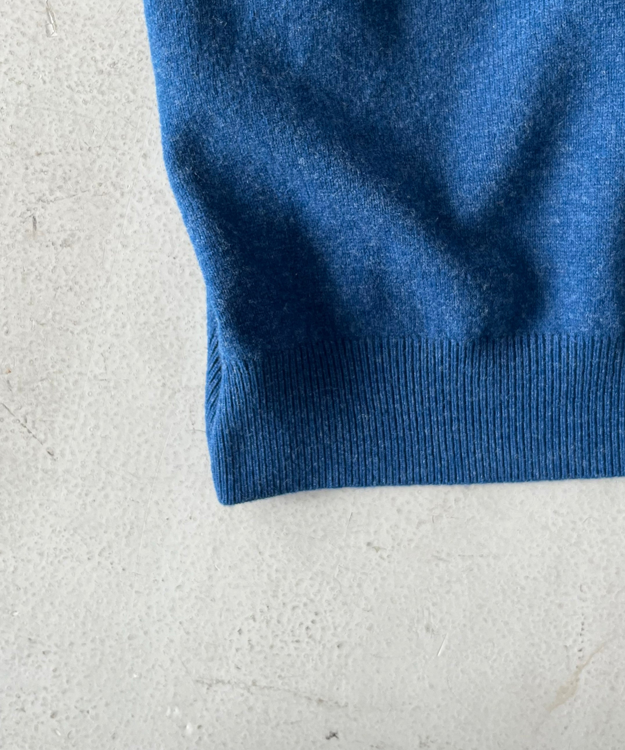 crepuscule M-g knit polo "BLUE"