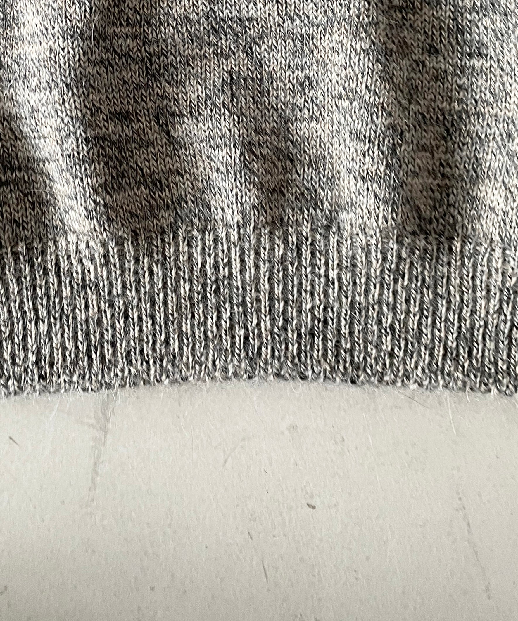 crepuscule W/g alpaca pullover "GRAY"