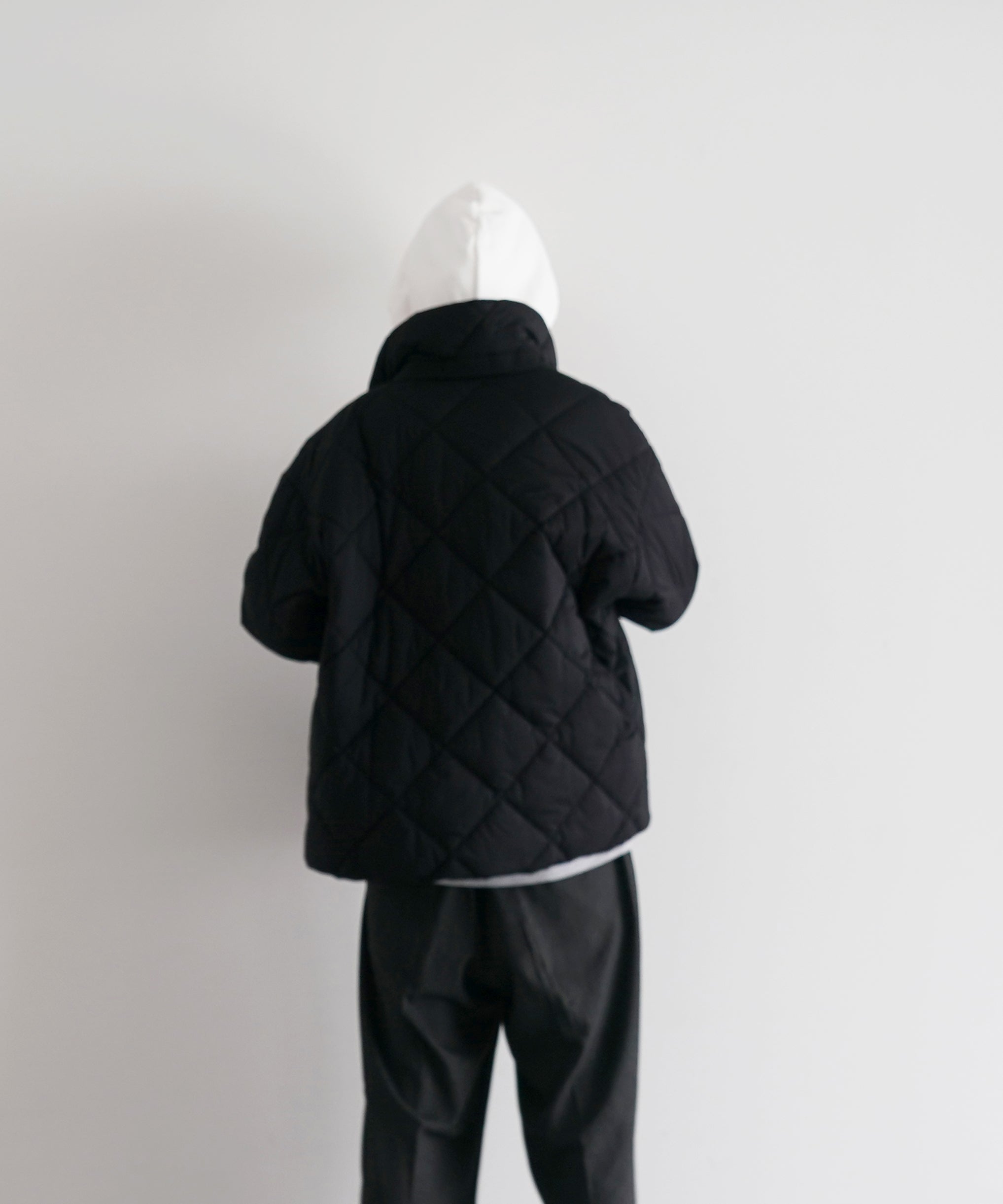 UNUSED US2513 Padded quilted jacket "BLACK"