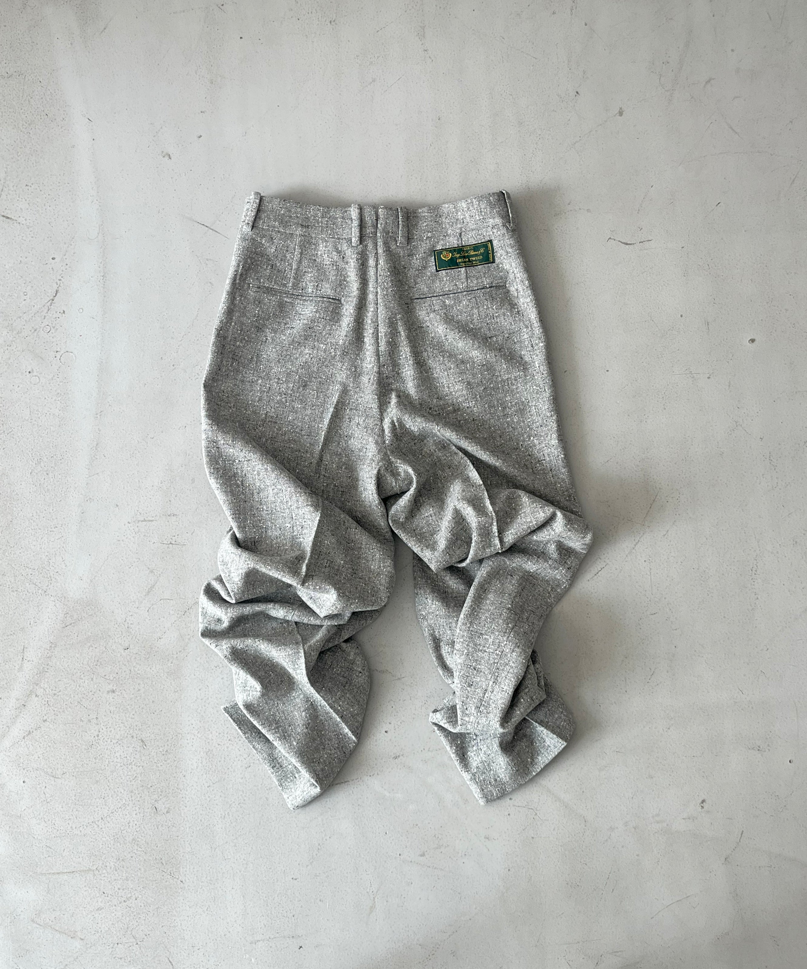 UNUSED Uw1173 Loro piana slacks "GRAY"
