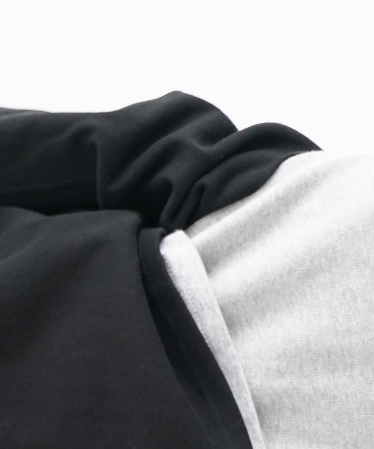 OPPOSE DUALITY Double long sleeve t-shirt "BLACK"