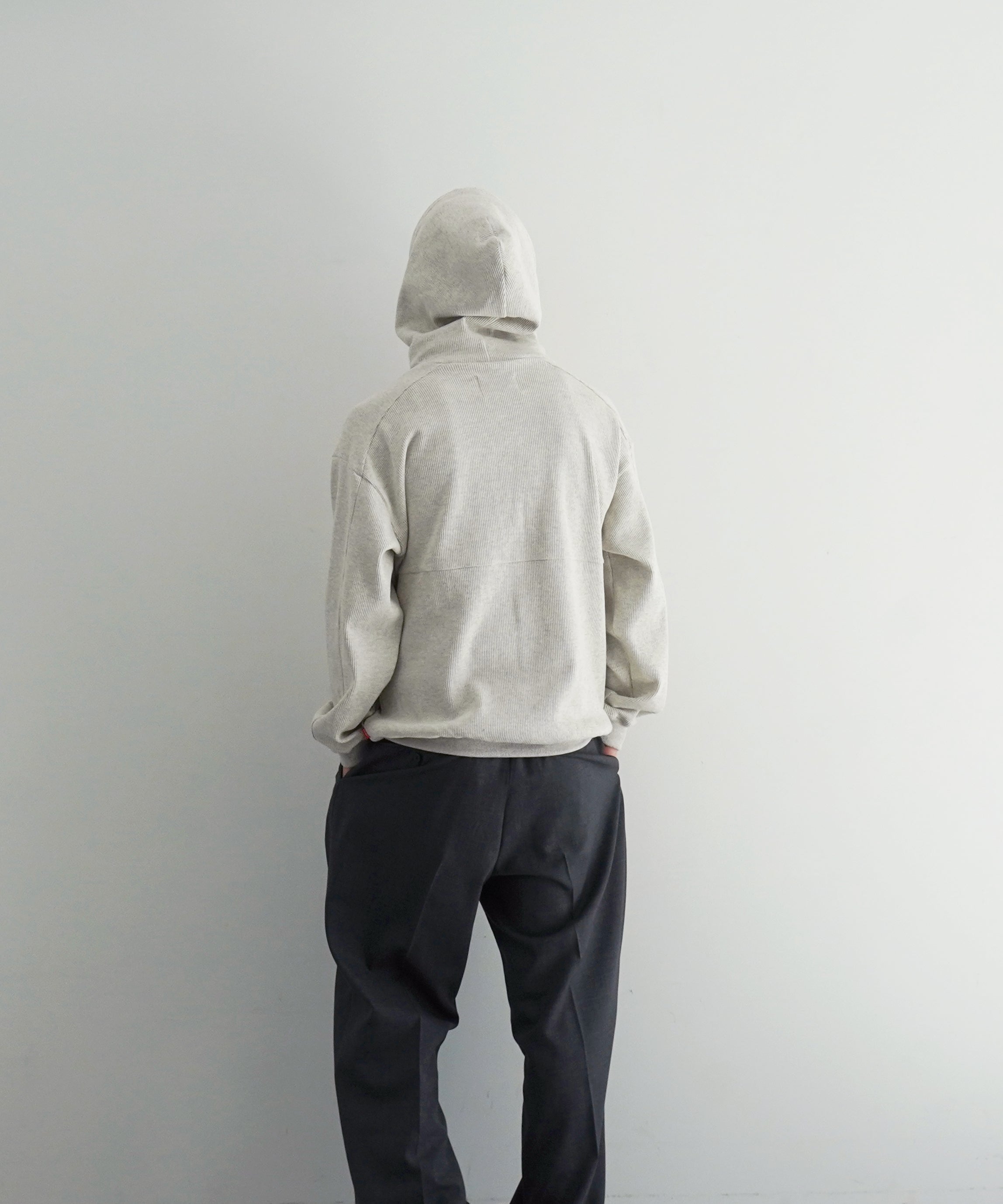 WHIMSY Thermal hoodie "WHITE HEATHER"