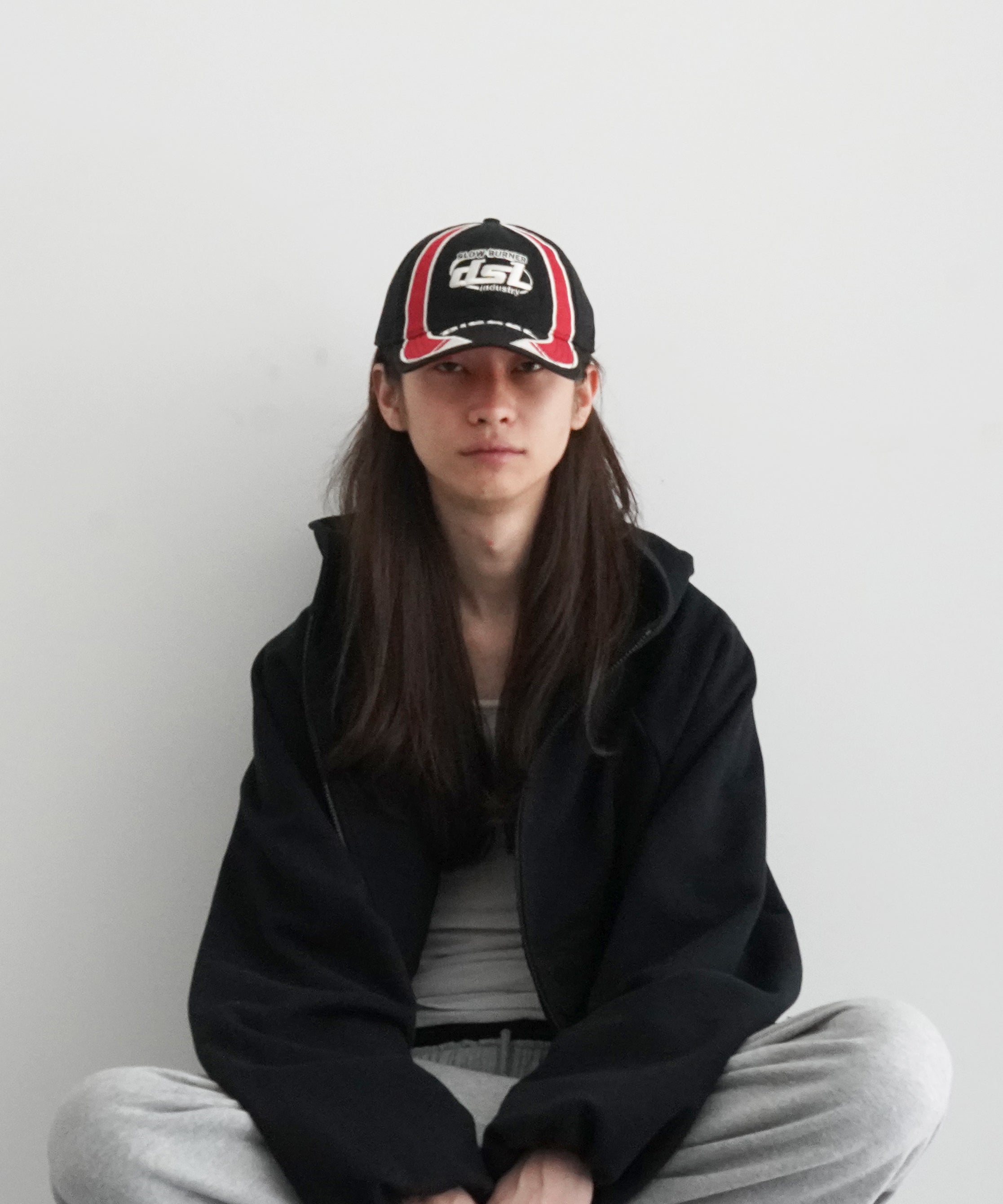 DIESEL Baseball cap with embroidered detail "RED"