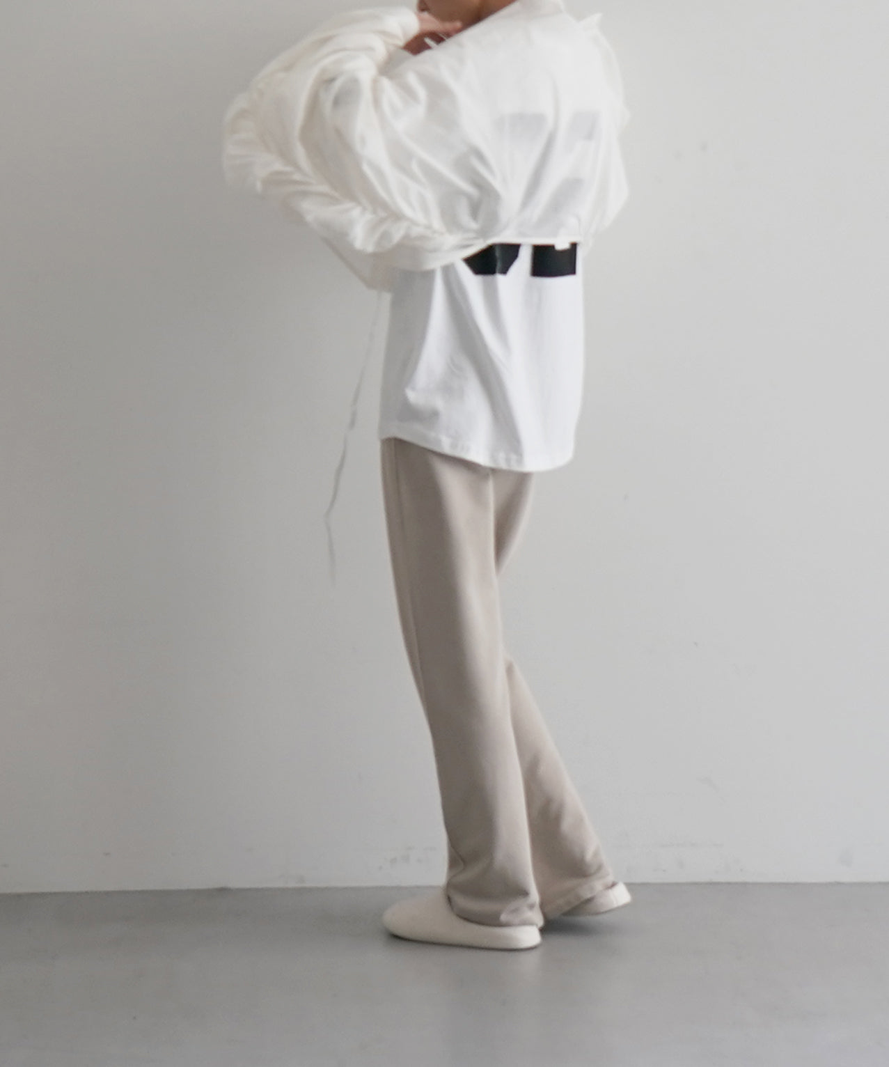 WHOWHAT 4Transform wide sleeve "WHITE"