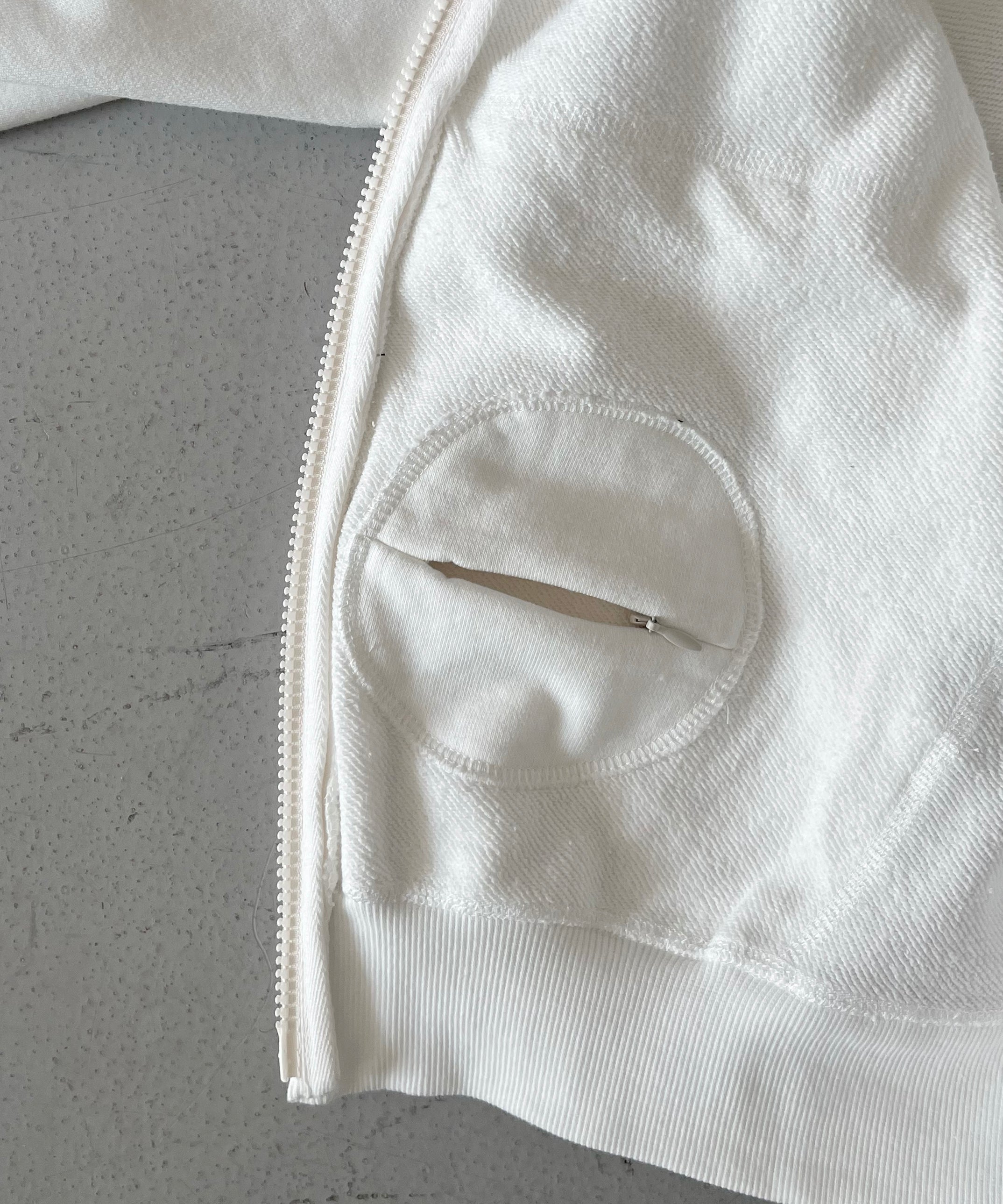 KAIKO Double zip parka "WHITE"