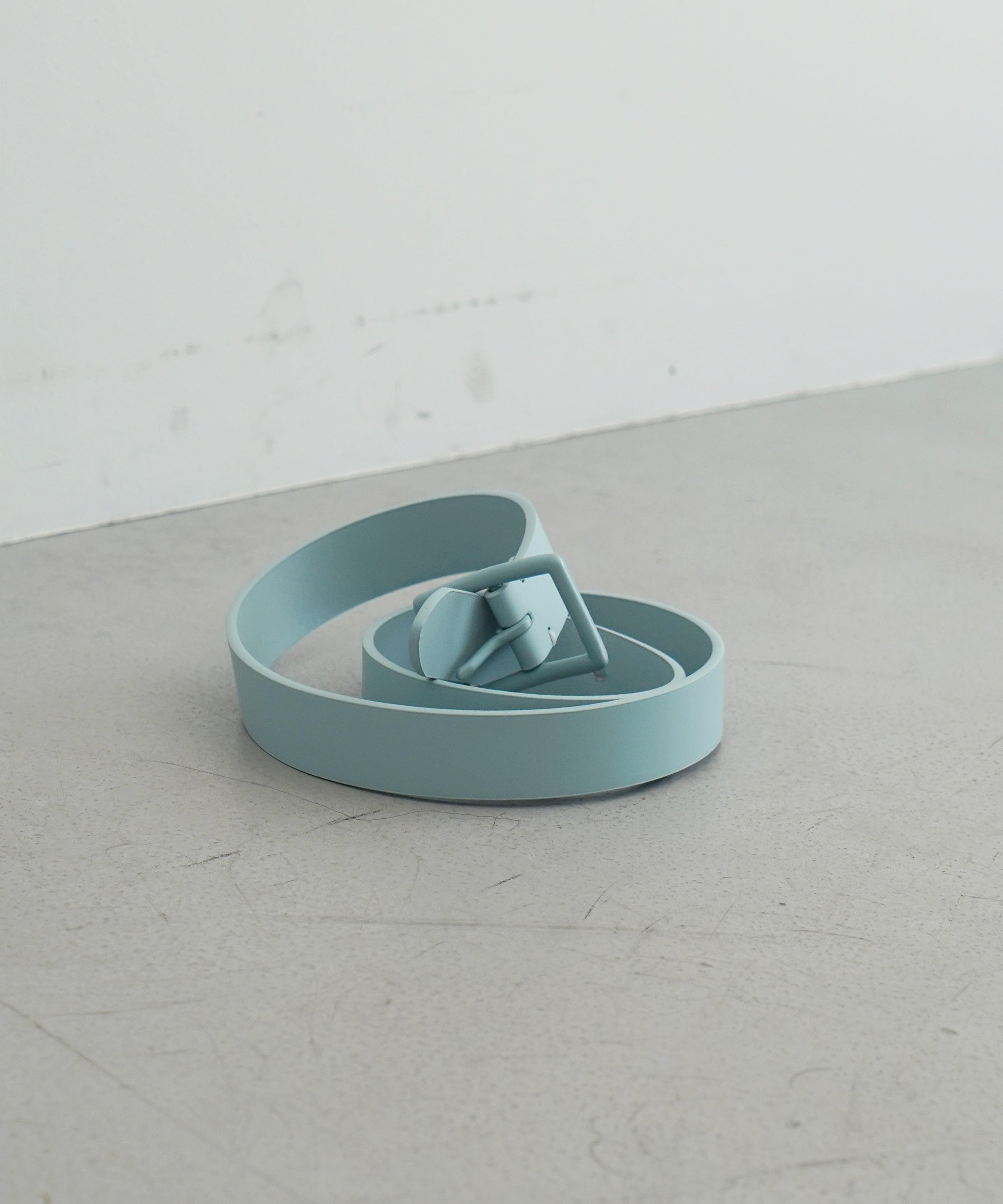KAIKO Bouncy leather belt "S.BLUE"