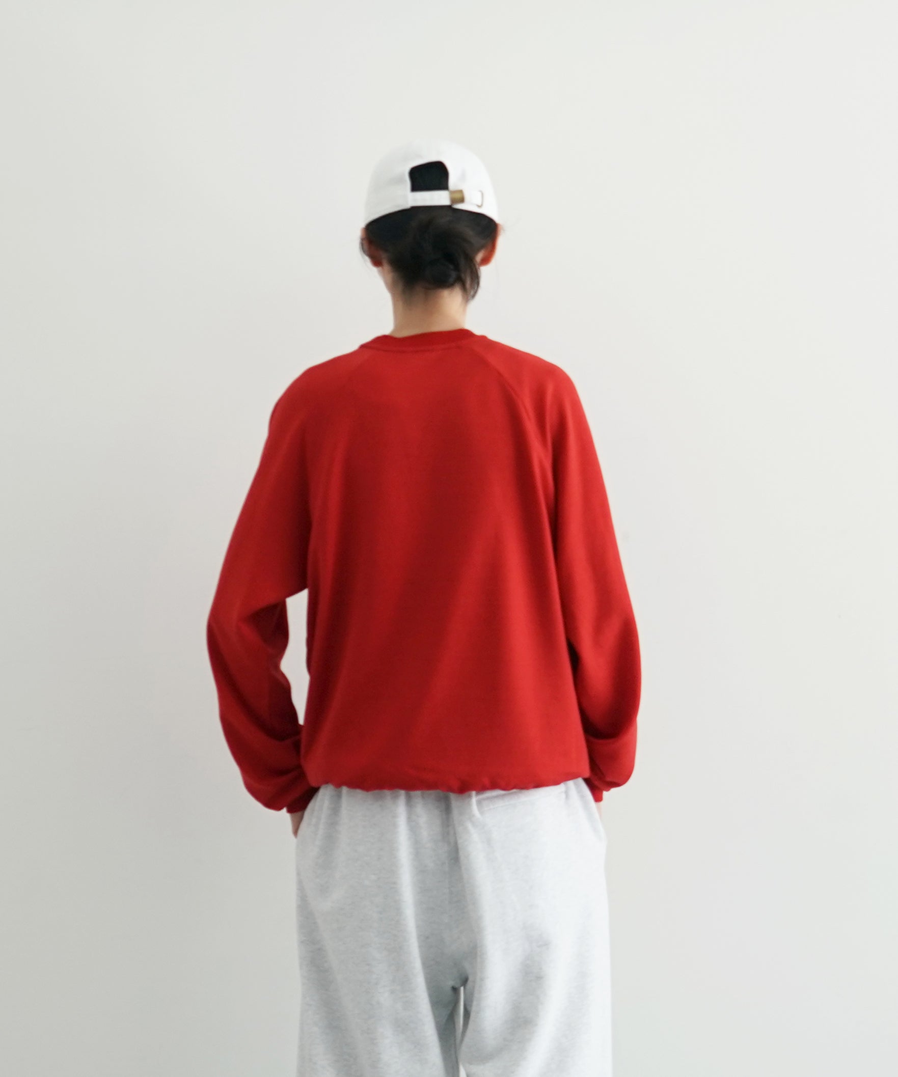 AURALEE Light wool sweat p/o "RED"