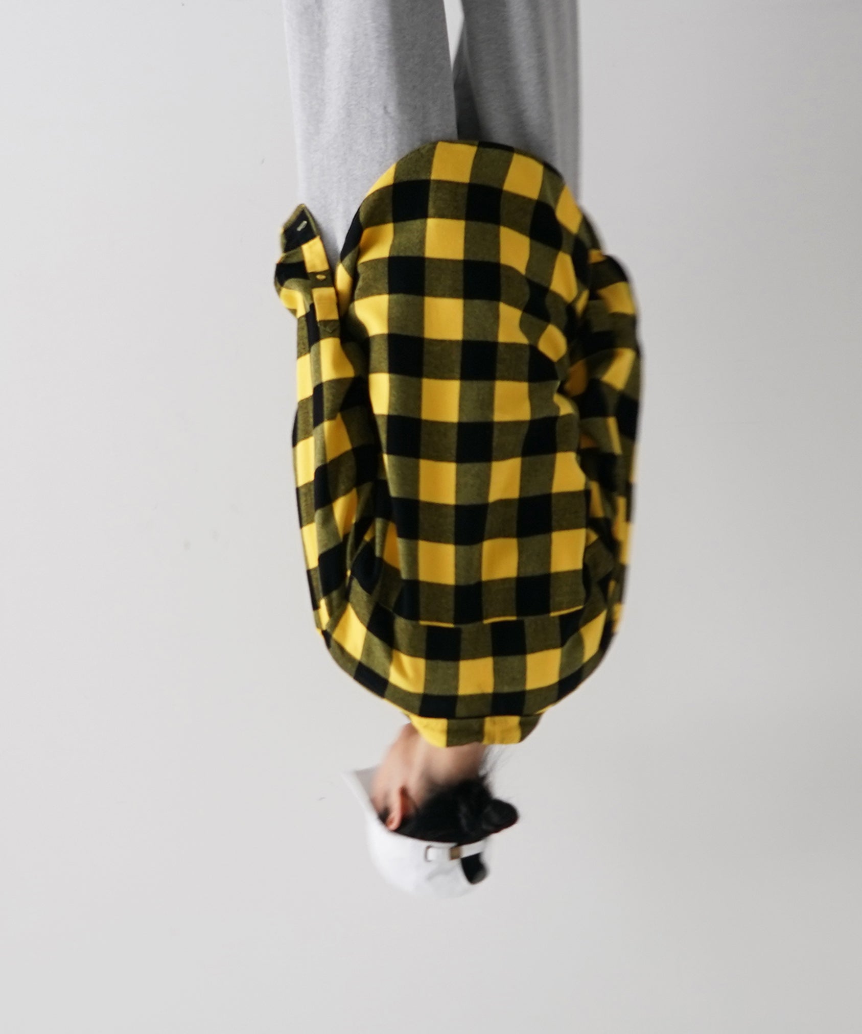 KAIKO Flannel check shirt "YELLOW"