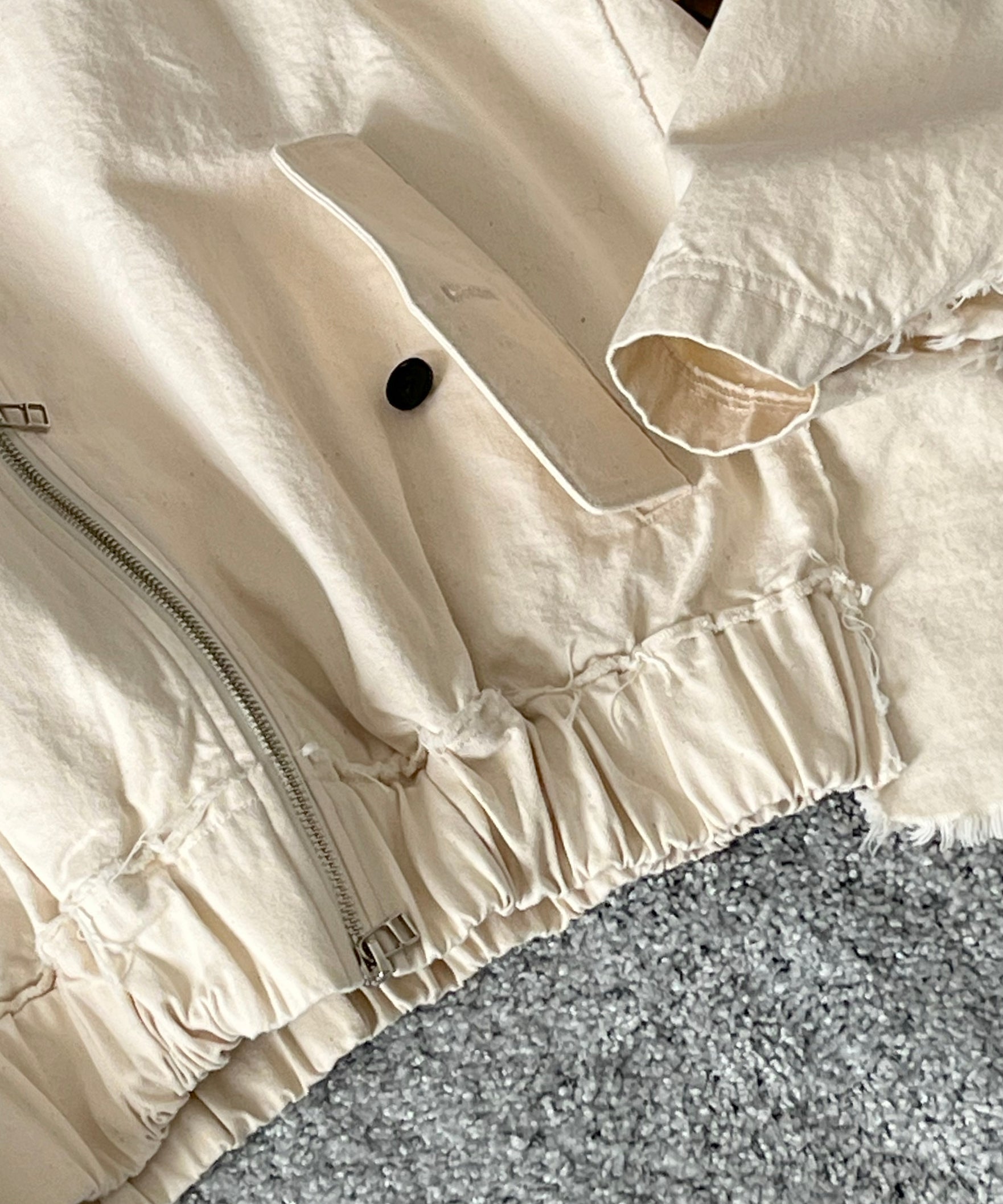 my beautiful landlet Cotton zip jacket "KINARI"
