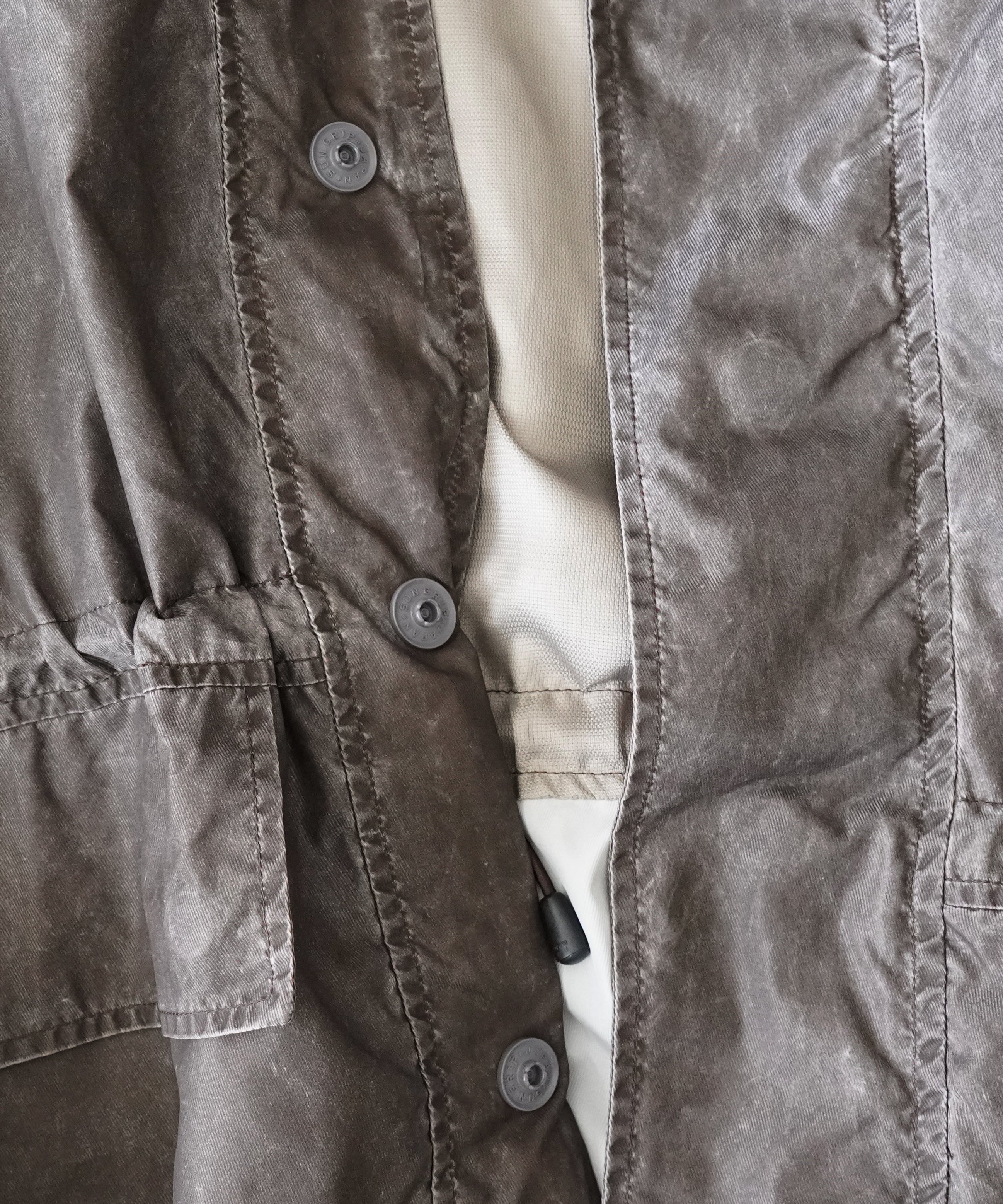 OUR LEGACY Horizon jacket "BROWN WASH OUT NYLON"